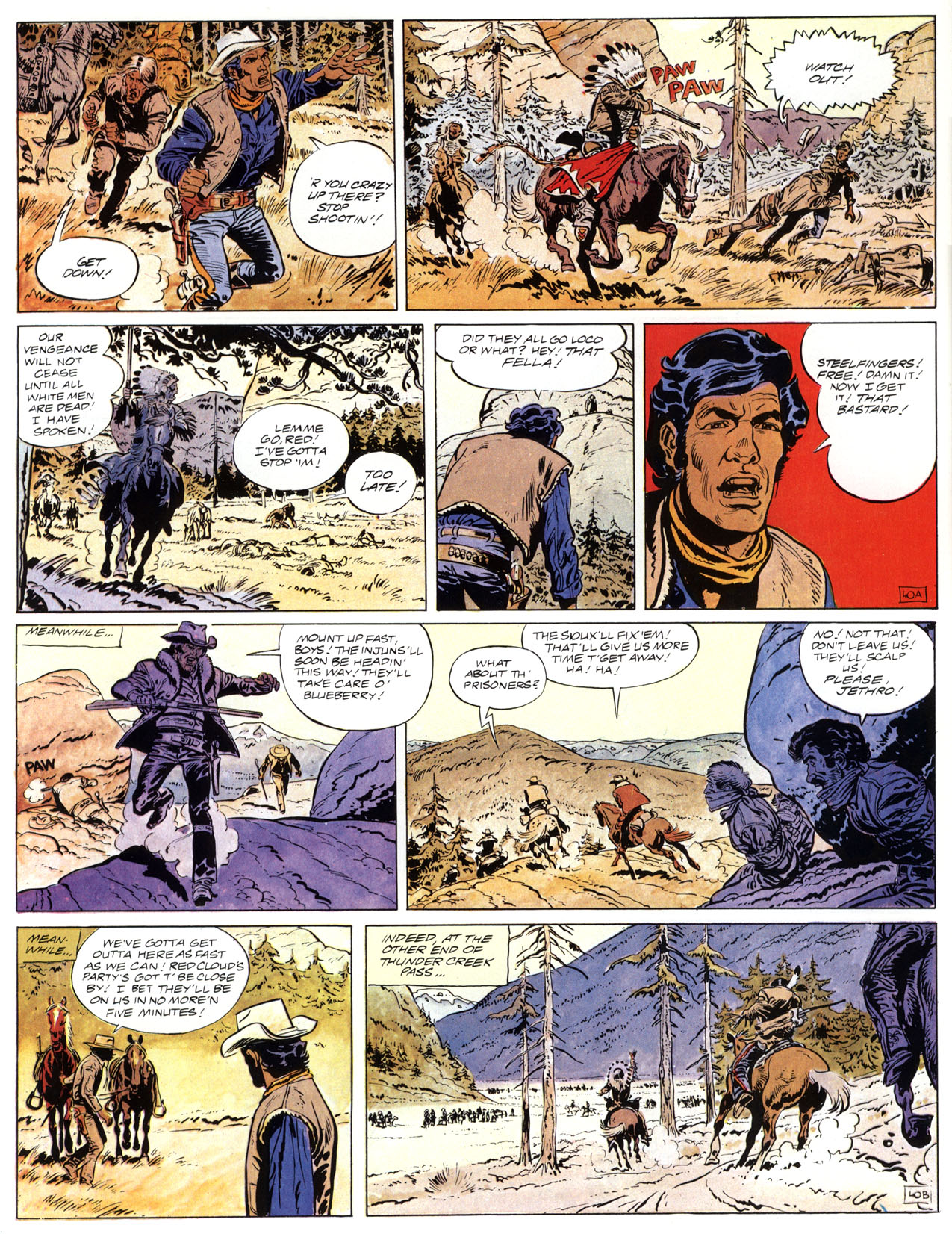 Read online Epic Graphic Novel: Lieutenant Blueberry comic -  Issue #1 - 44