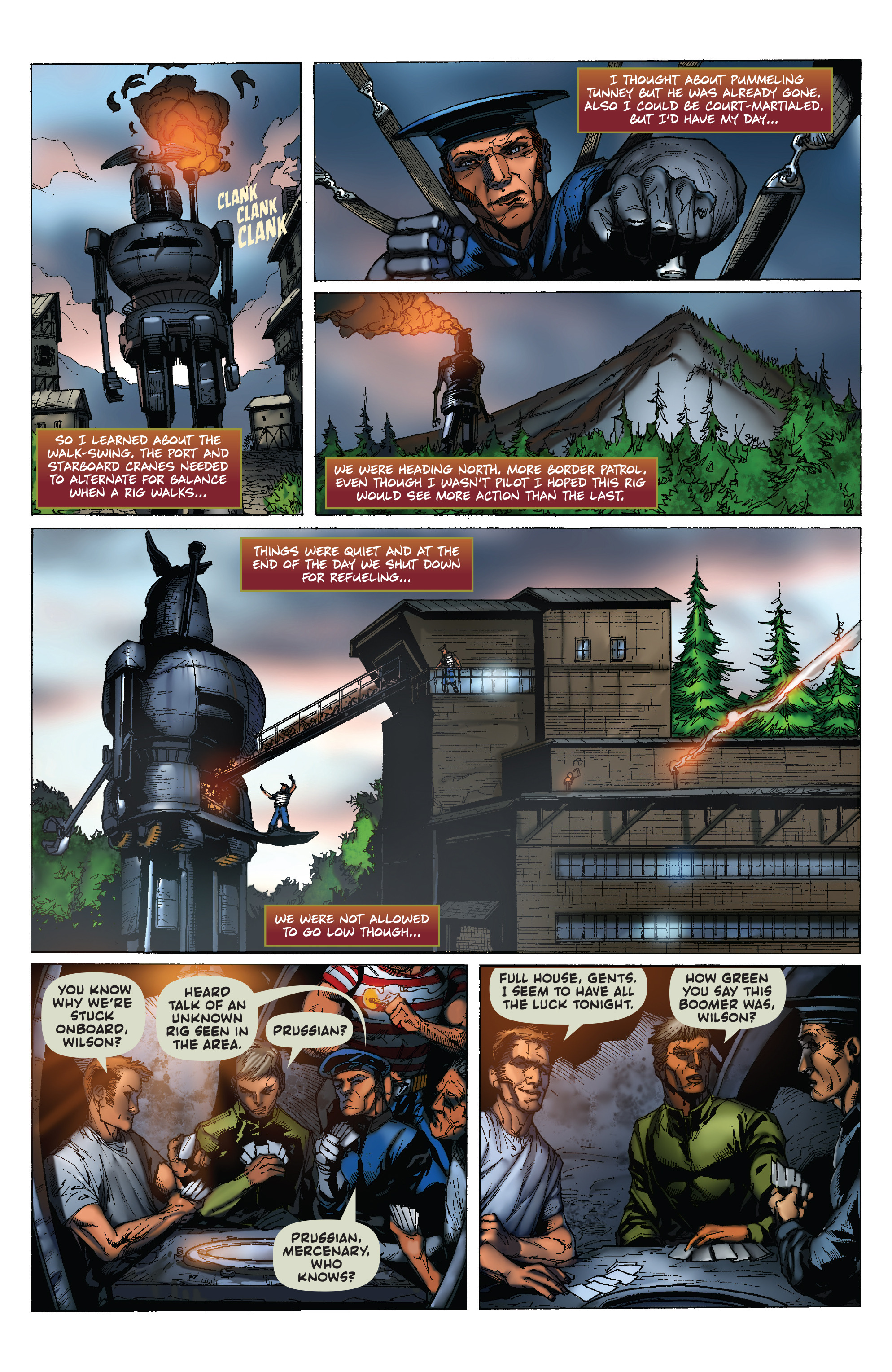 Read online Larry Blamire’s Steam Wars comic -  Issue #1 - 17