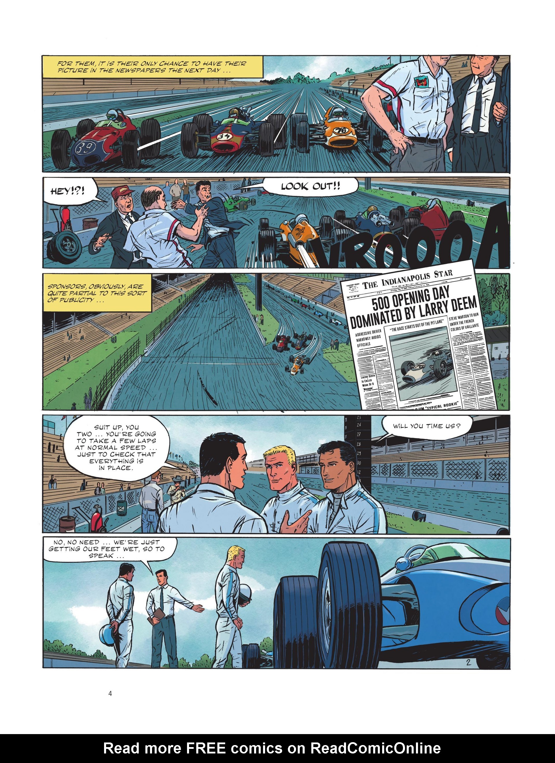 Read online Michel Vaillant: Legendary Races: In the Hell of Indianapolis comic -  Issue # Full - 6