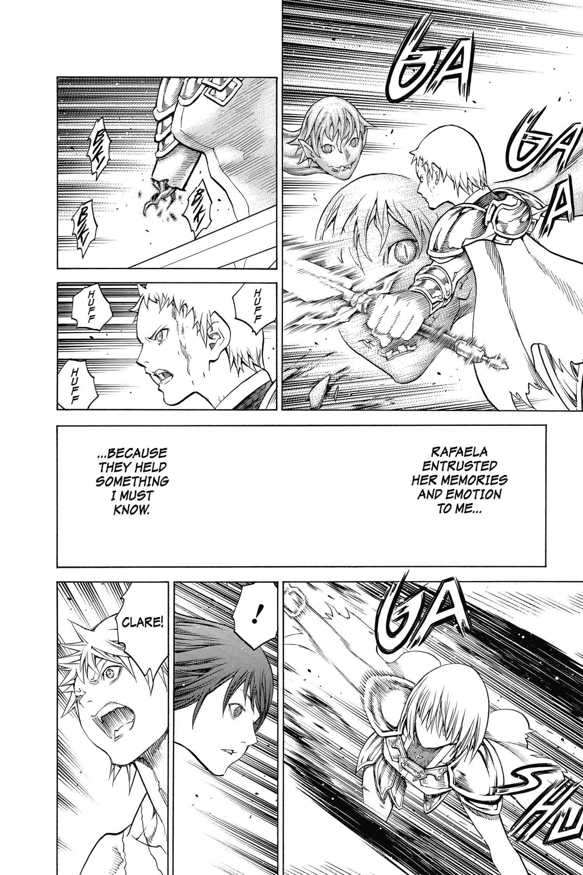 Read online Claymore comic -  Issue #26 - 165