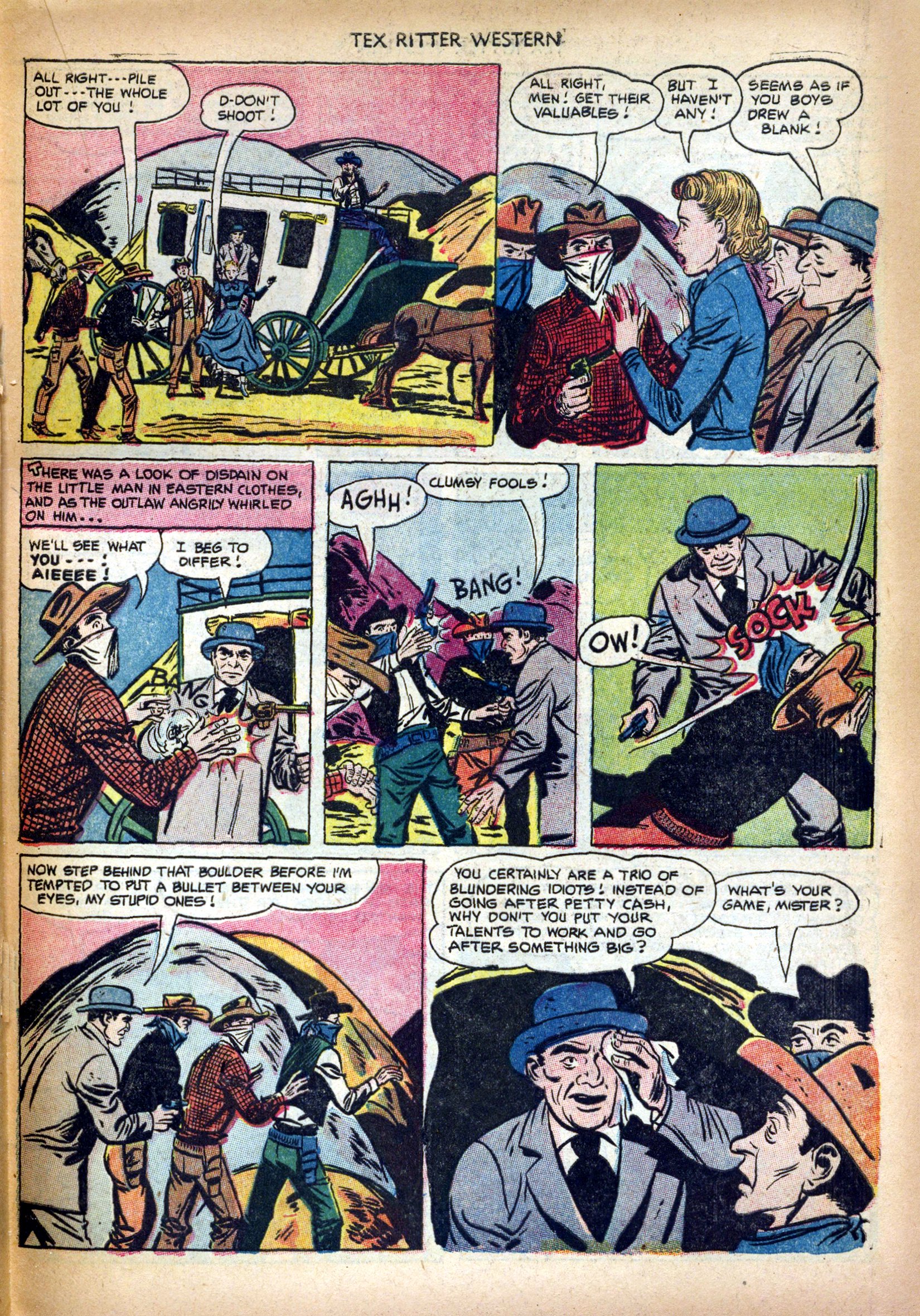 Read online Tex Ritter Western comic -  Issue #14 - 19