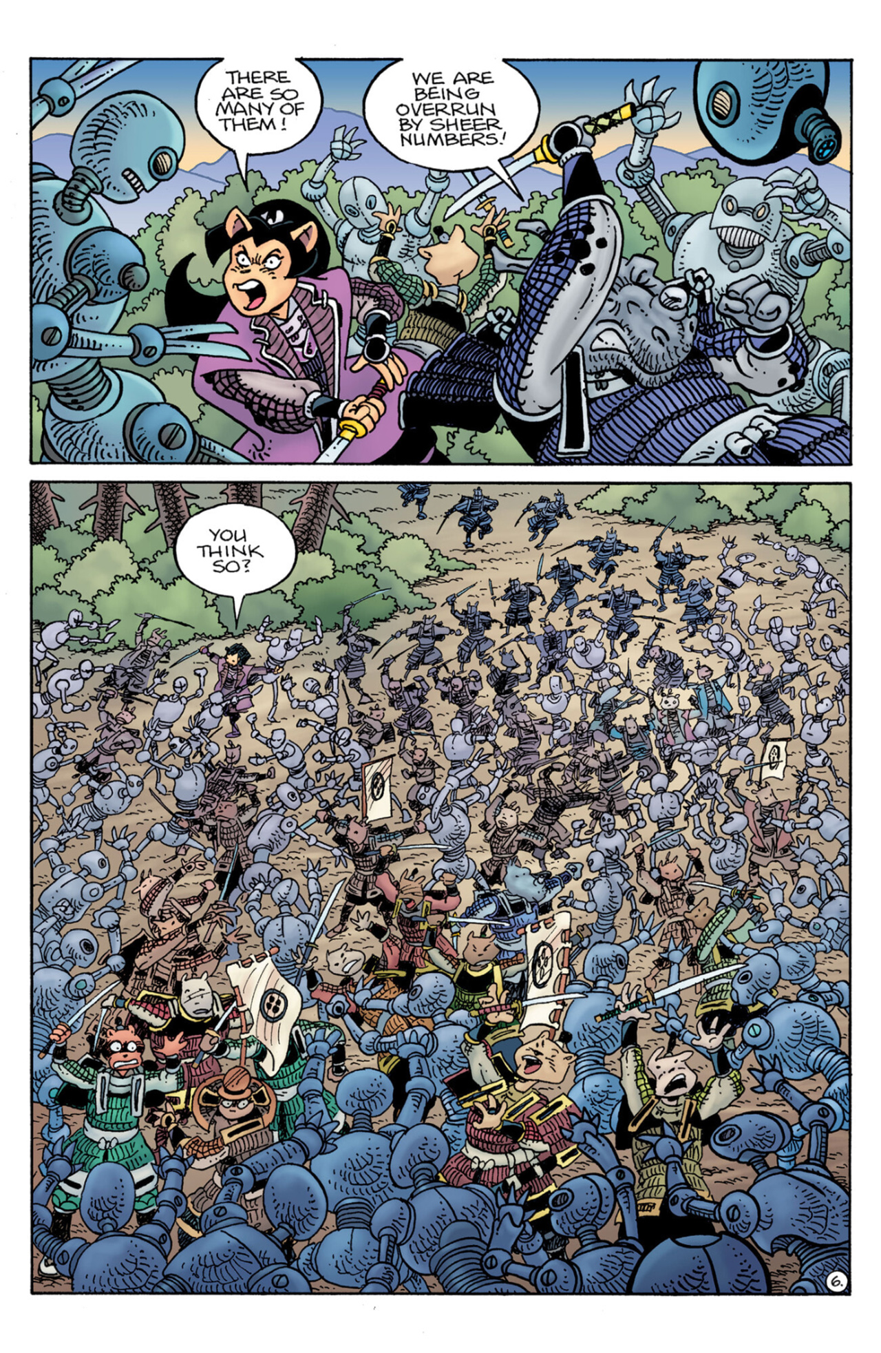 Read online Teenage Mutant Ninja Turtles/Usagi Yojimbo: WhereWhen comic -  Issue #5 - 8