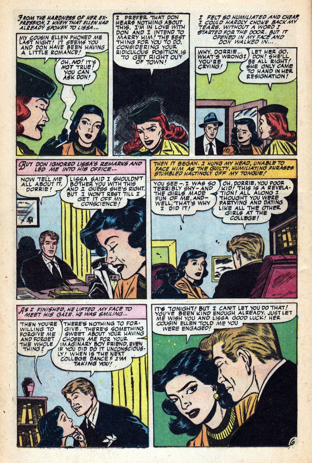 Read online Glamorous Romances comic -  Issue #51 - 16
