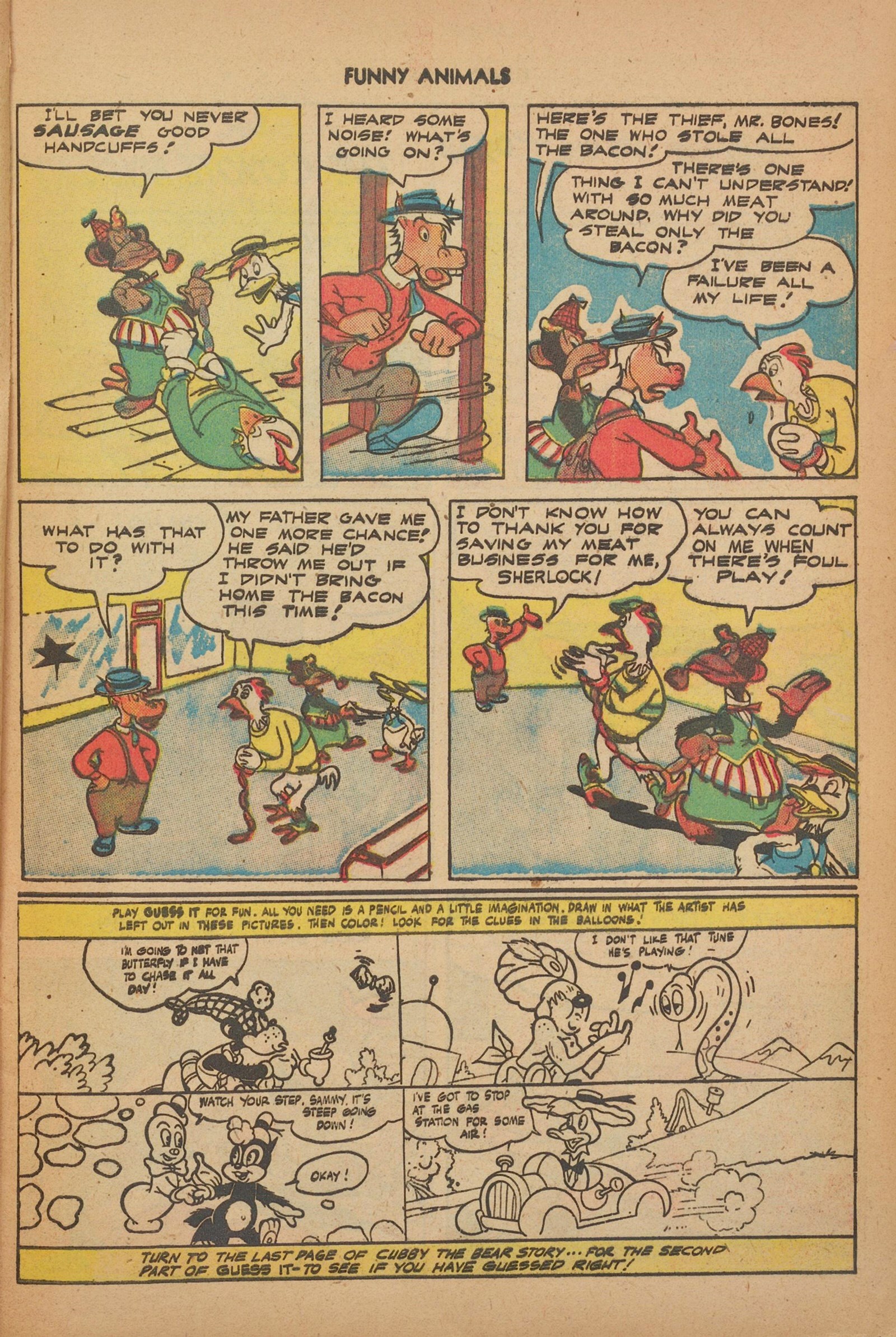 Read online Fawcett's Funny Animals comic -  Issue #62 - 9