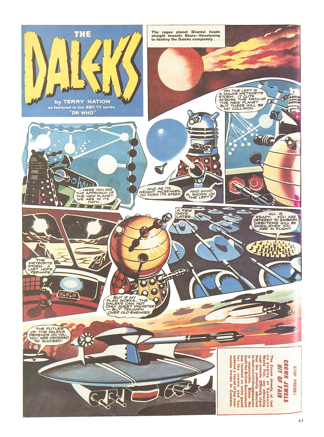 Read online Dalek Chronicles comic -  Issue # TPB - 63
