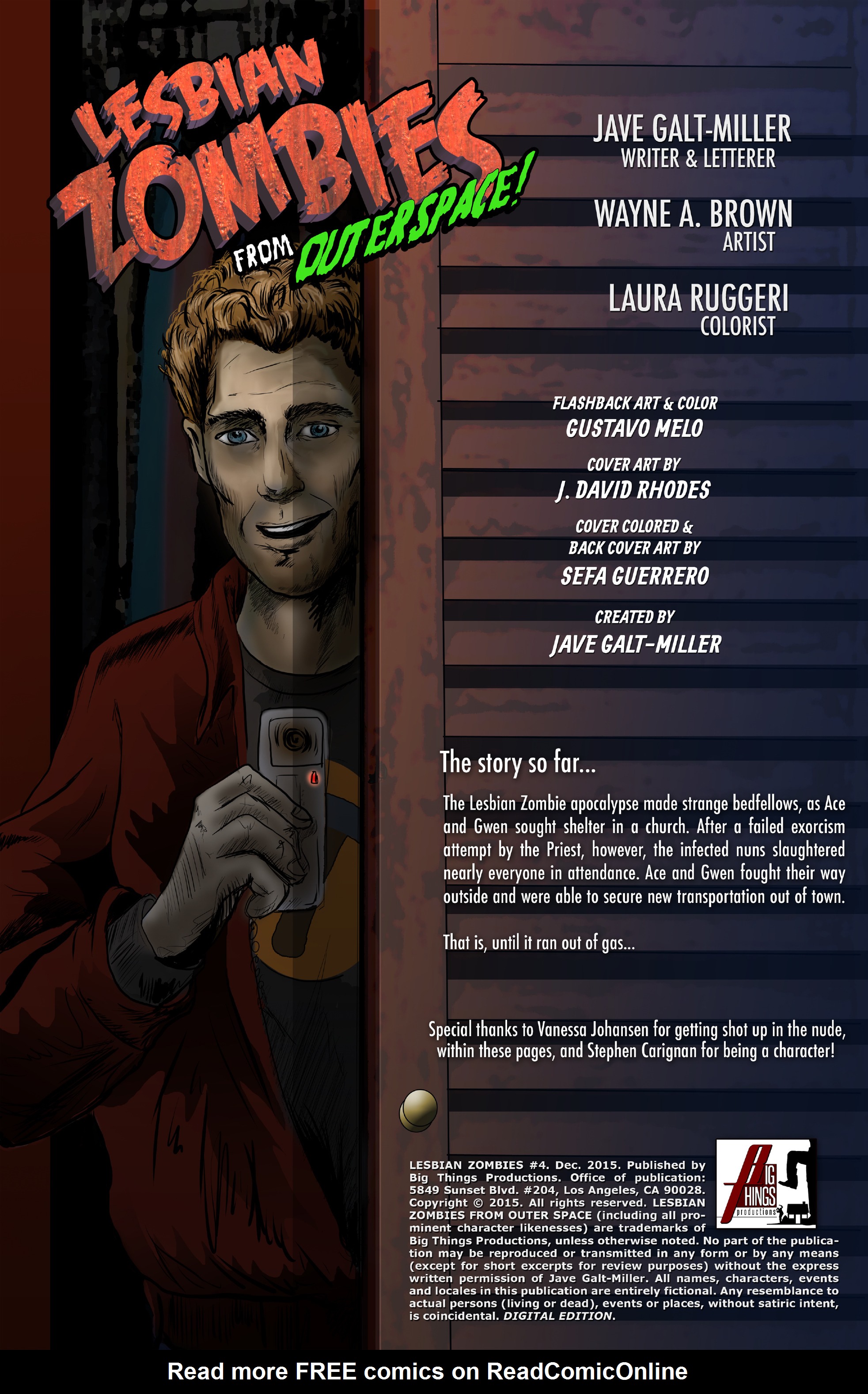 Read online Lesbian Zombies from Outer Space comic -  Issue #4 - 2