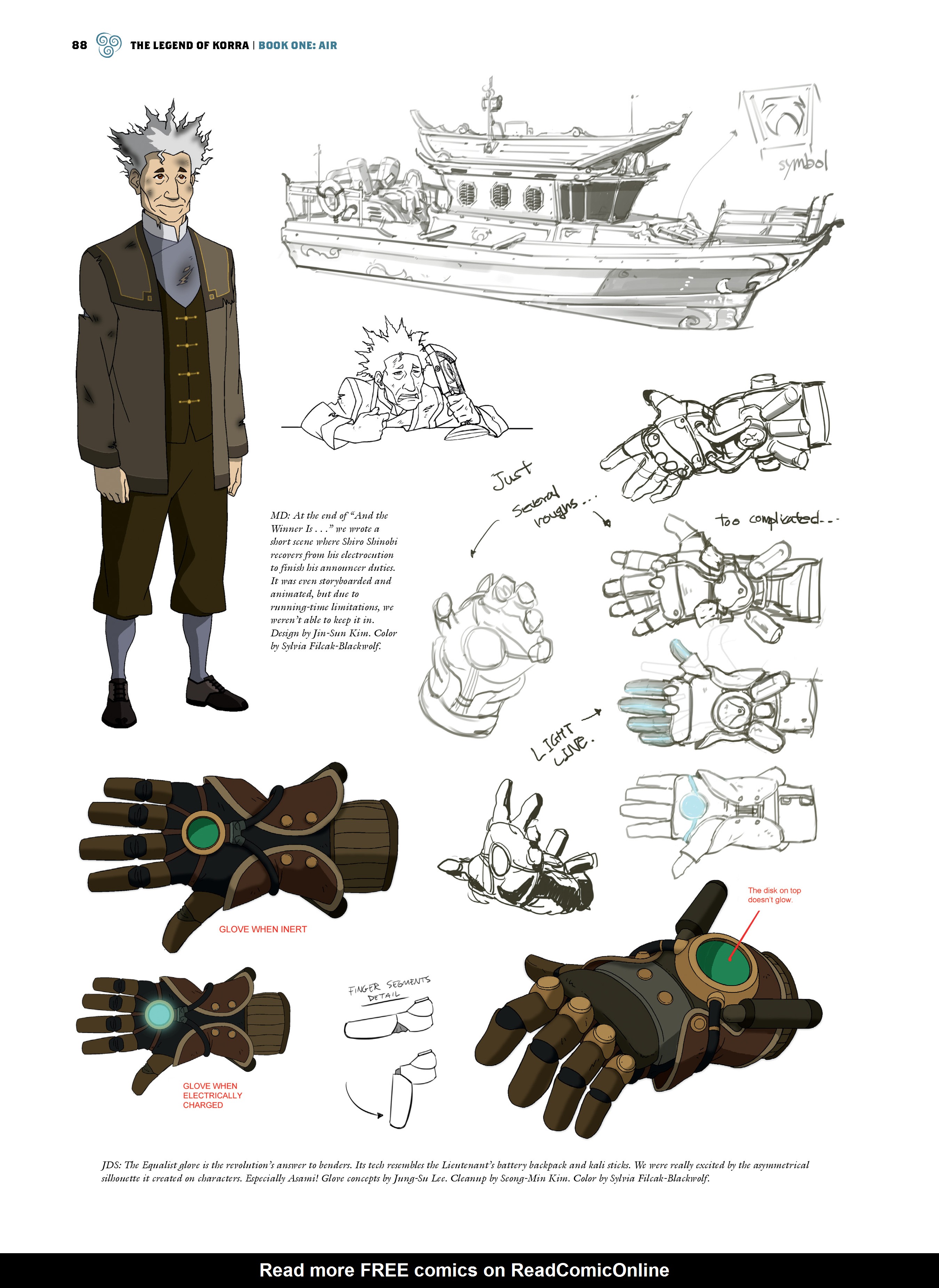 Read online The Legend of Korra: The Art of the Animated Series comic -  Issue # TPB 1 - 81