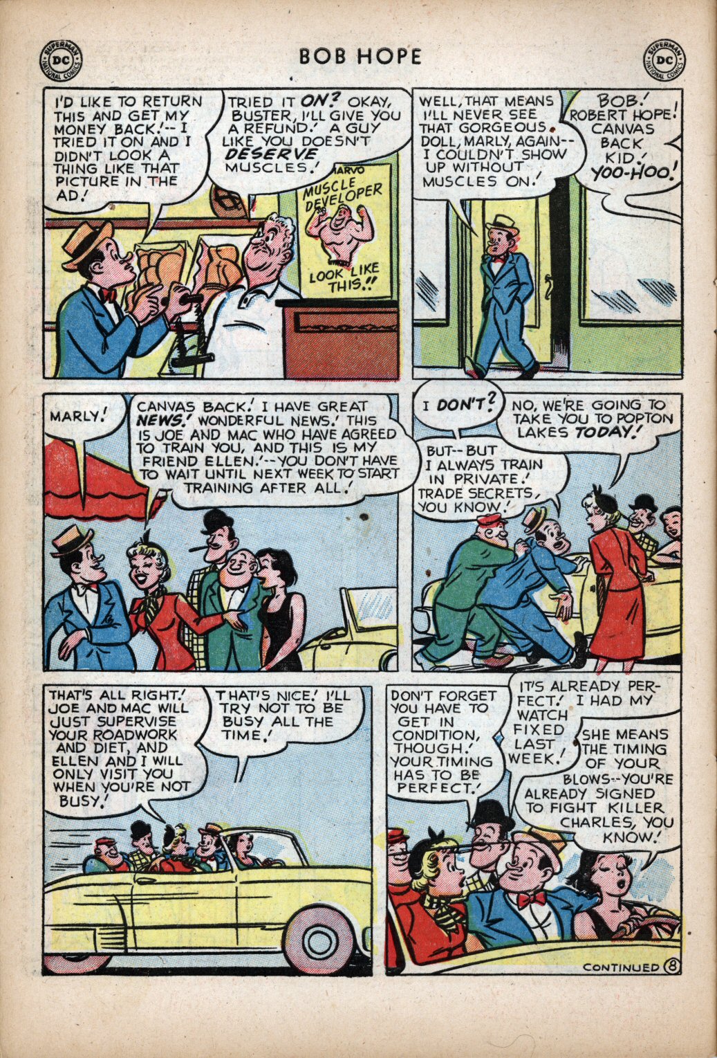 Read online The Adventures of Bob Hope comic -  Issue #12 - 10