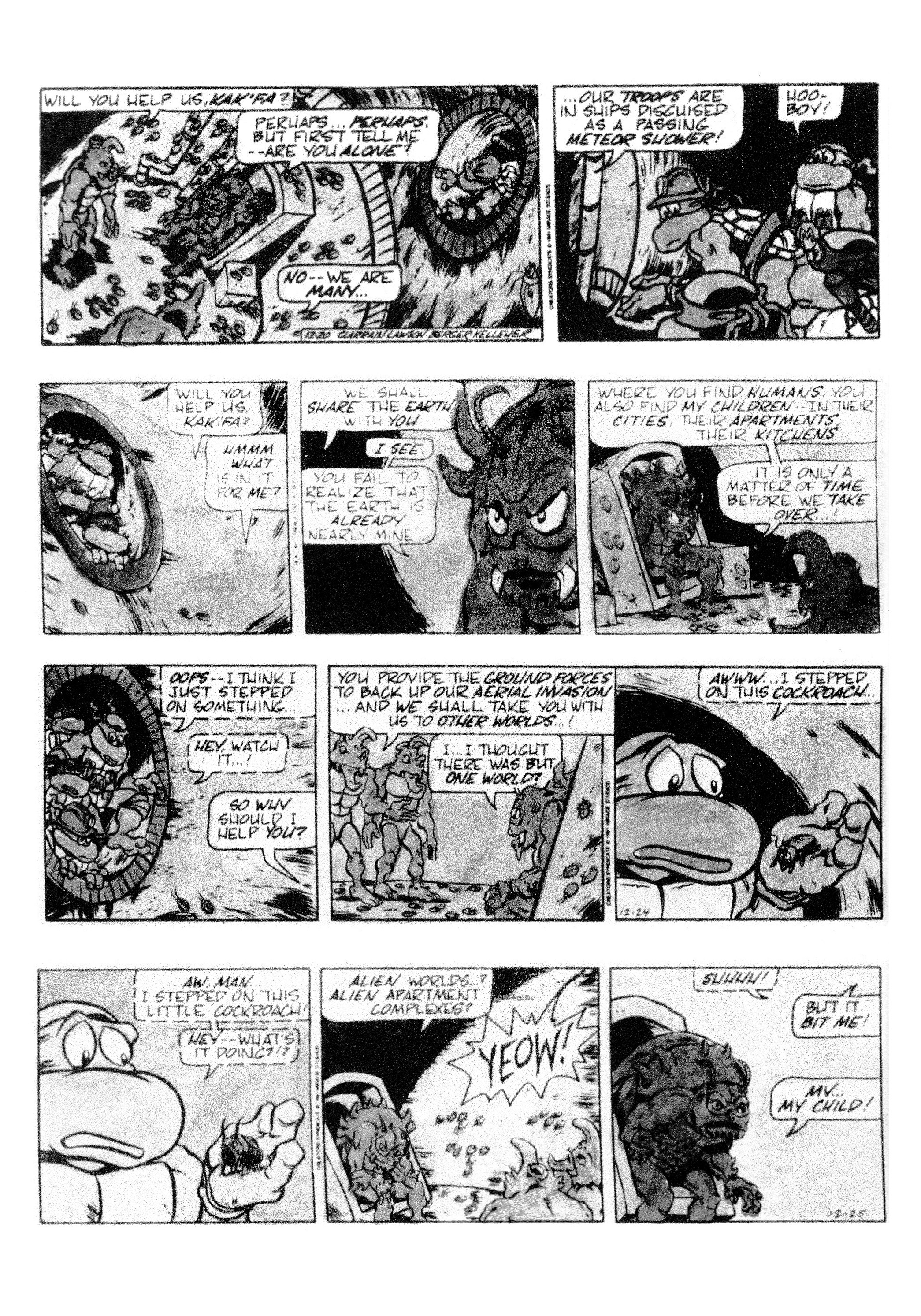 Read online Teenage Mutant Ninja Turtles: Complete Newspaper Daily Comic Strip Collection comic -  Issue # TPB 2 (Part 1) - 82