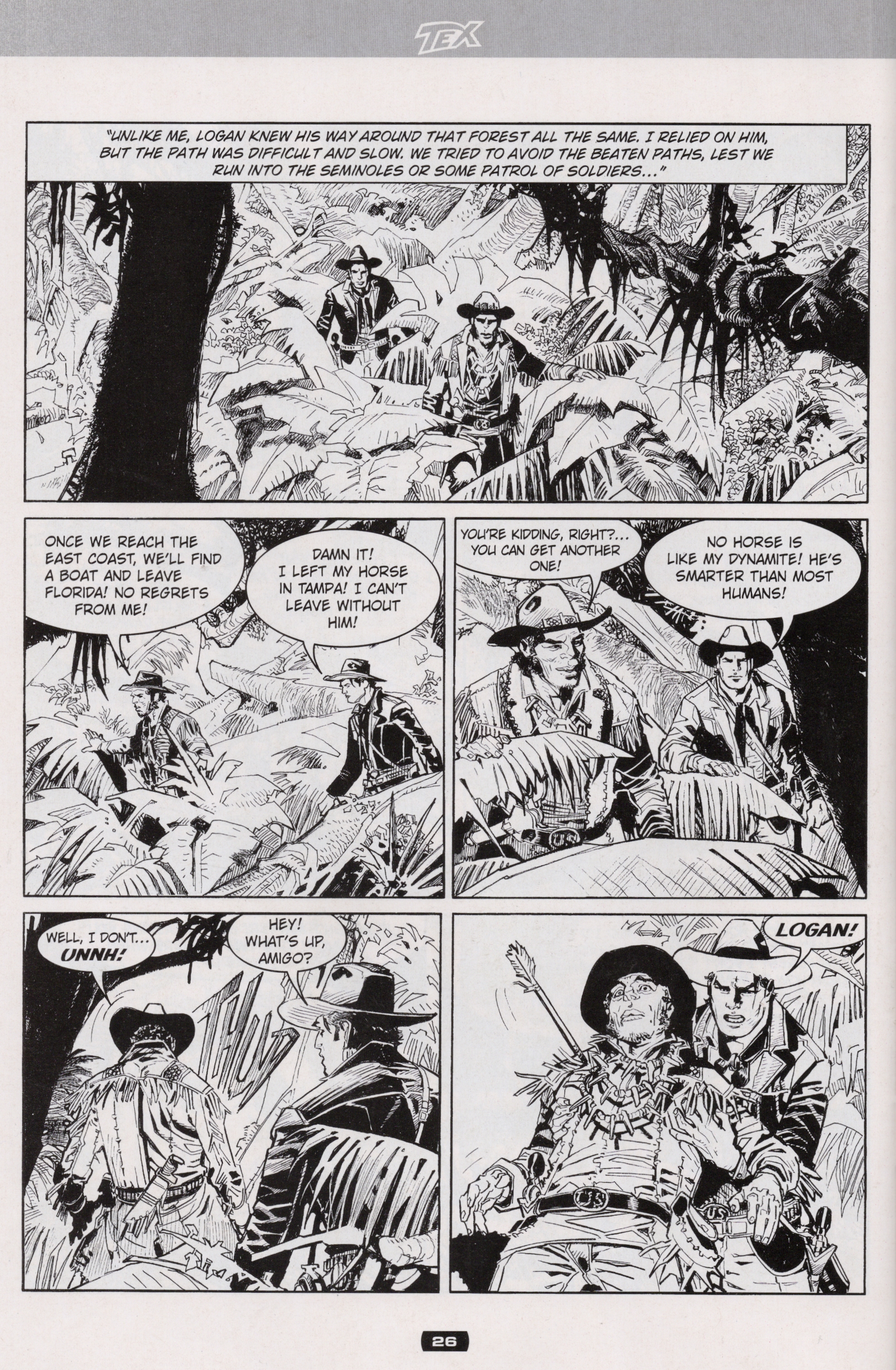 Read online Free Comic Book Day 2022 comic -  Issue # EC Tex In The Land Of The Seminoles - 26