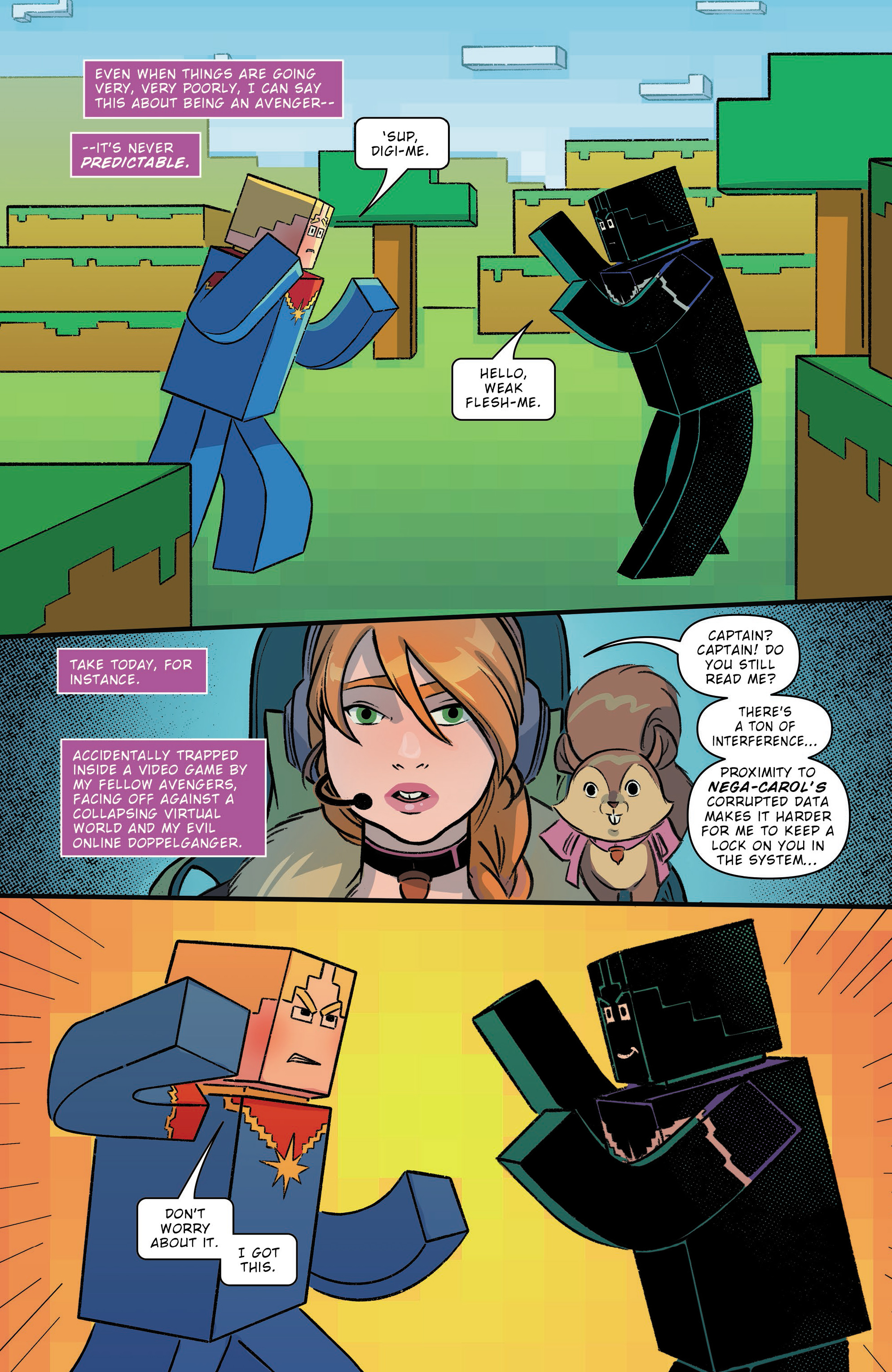 Read online Captain Marvel: Game On comic -  Issue # TPB (Part 3) - 14