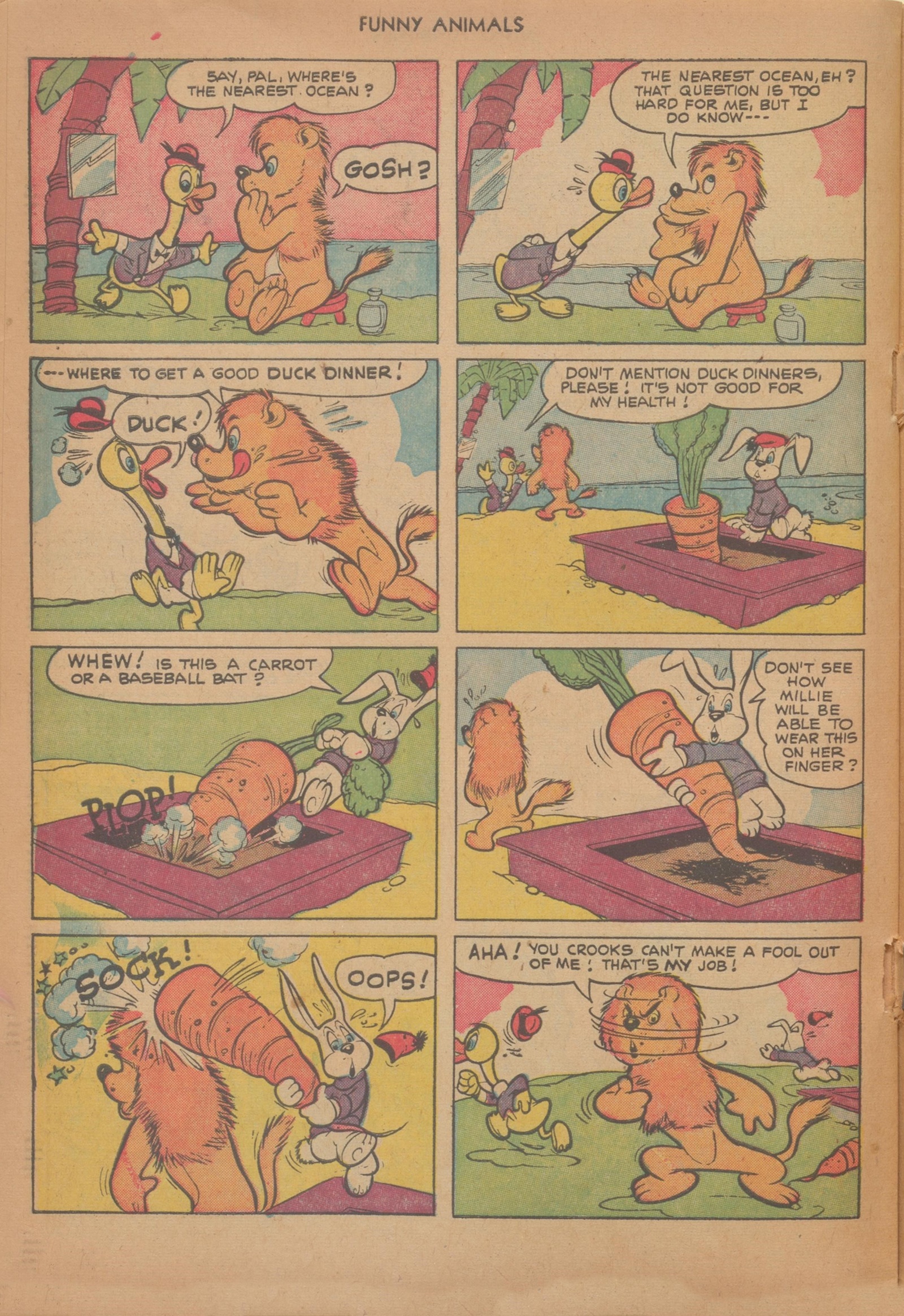 Read online Fawcett's Funny Animals comic -  Issue #74 - 30