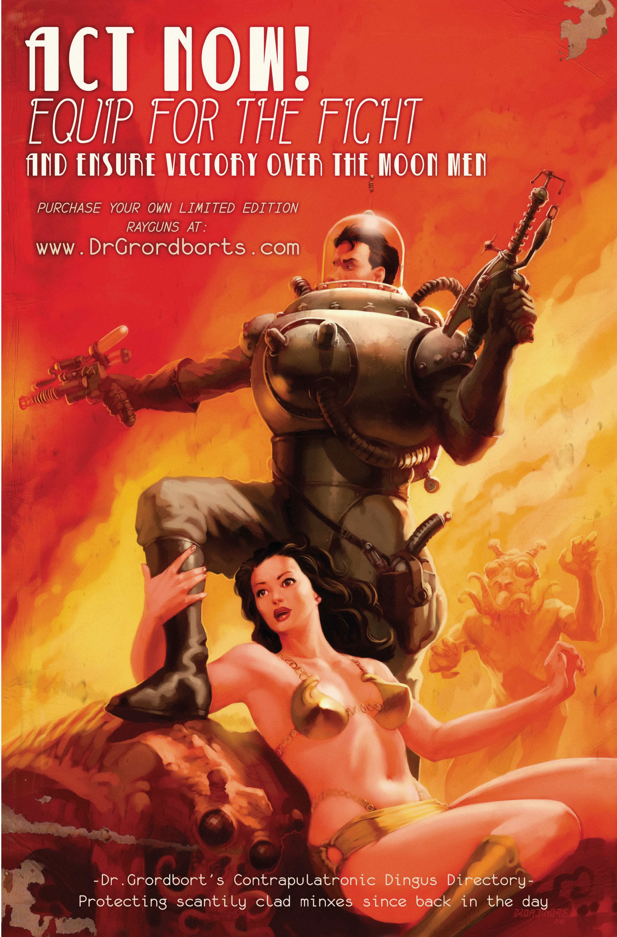 Read online Dr. Grordbort Onslaught comic -  Issue # TPB - 56