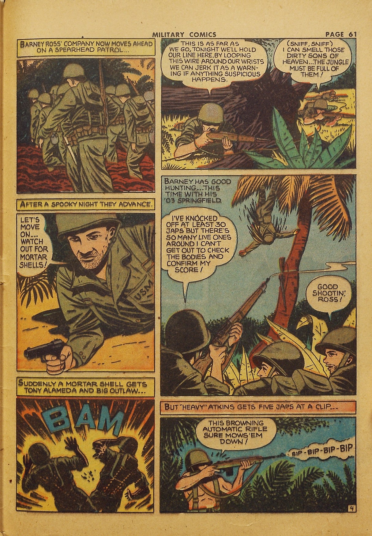 Read online Military Comics comic -  Issue #22 - 63