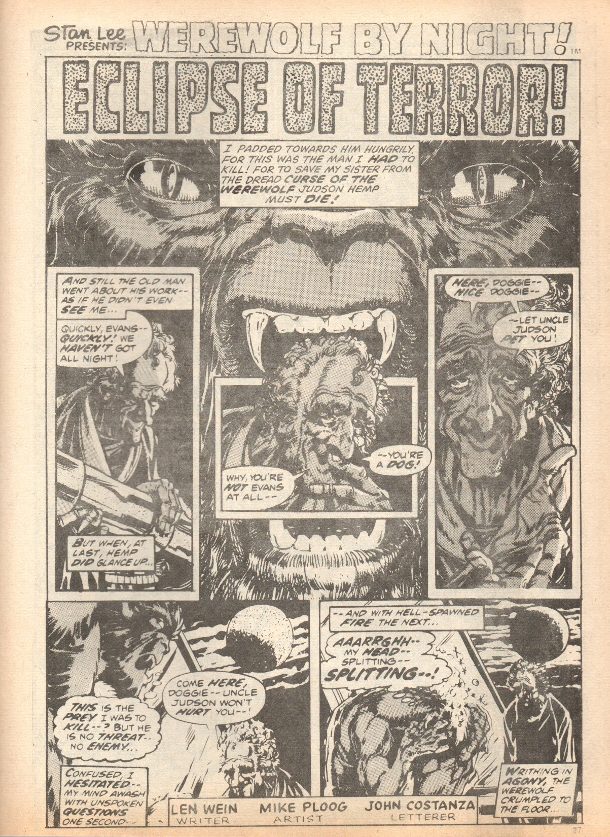 Read online Dracula Lives (1974) comic -  Issue #20 - 27