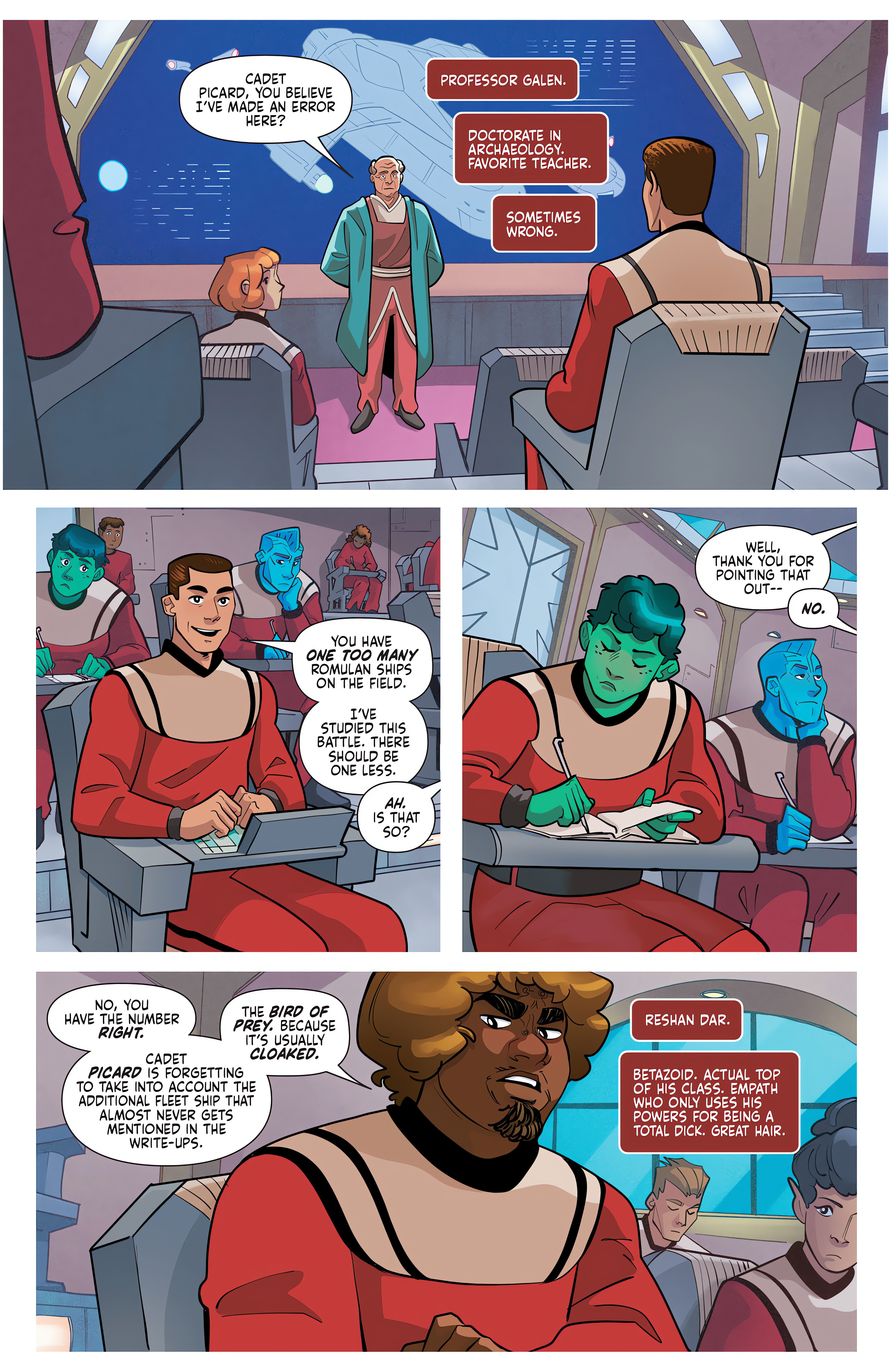Read online Star Trek: Picard's Academy comic -  Issue #1 - 6