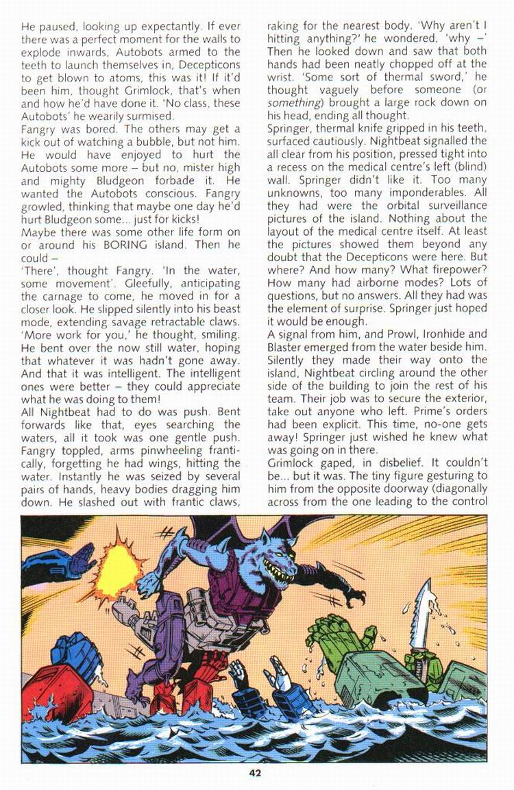 Read online The Transformers Annual comic -  Issue #1991 - 16