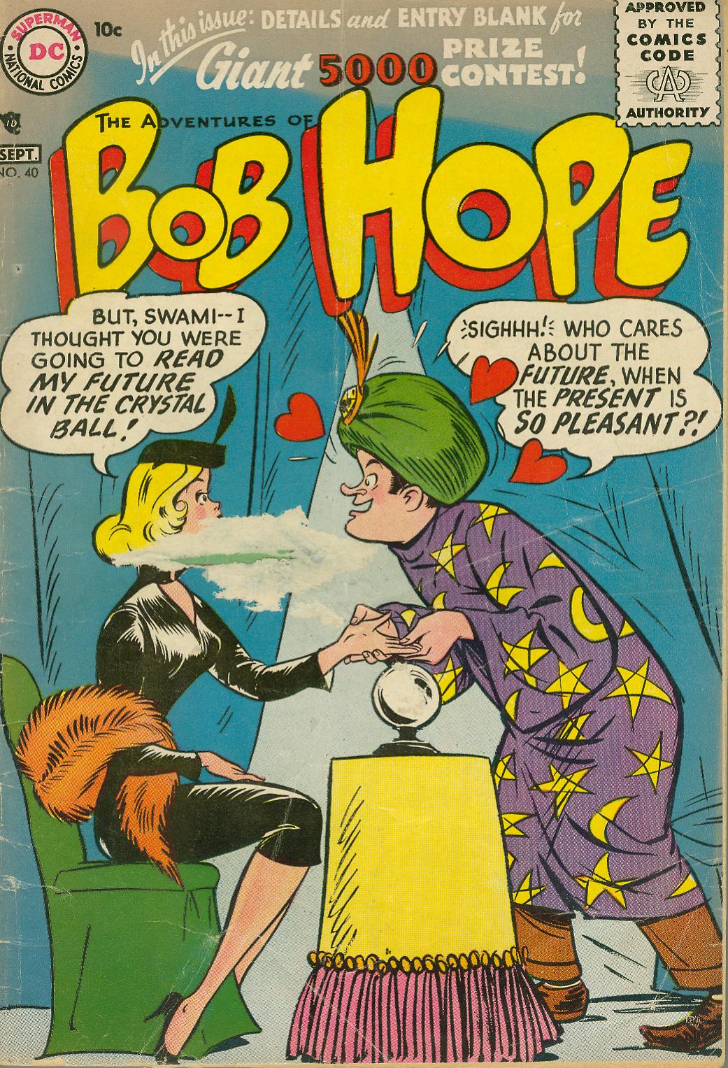 Read online The Adventures of Bob Hope comic -  Issue #40 - 1