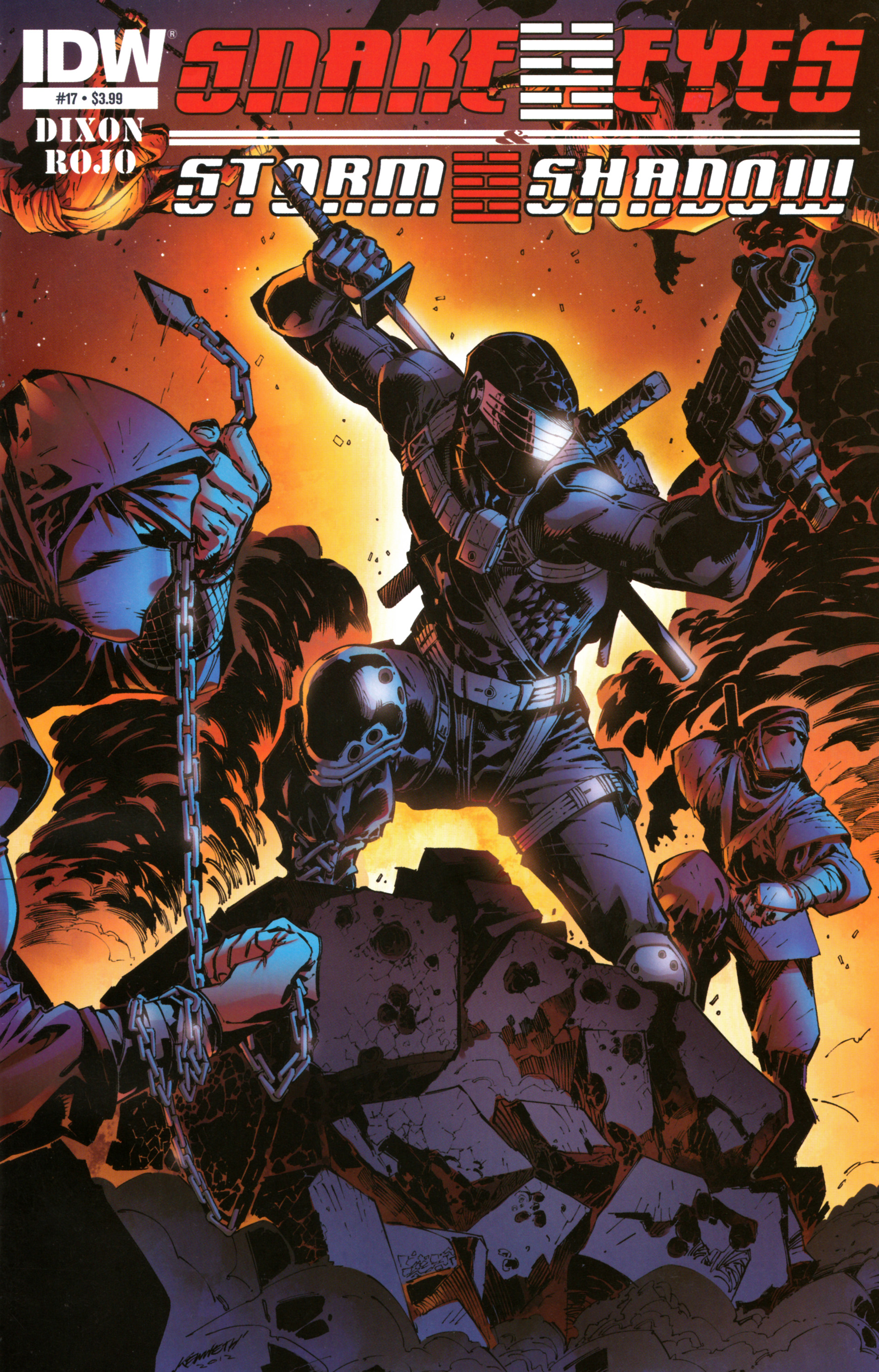 Read online Snake Eyes and Storm Shadow comic -  Issue #17 - 1