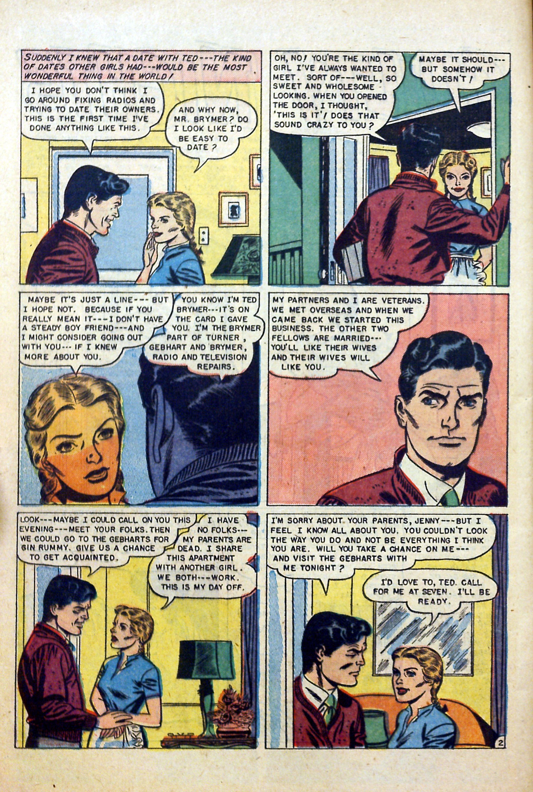 Read online Glamorous Romances comic -  Issue #67 - 12
