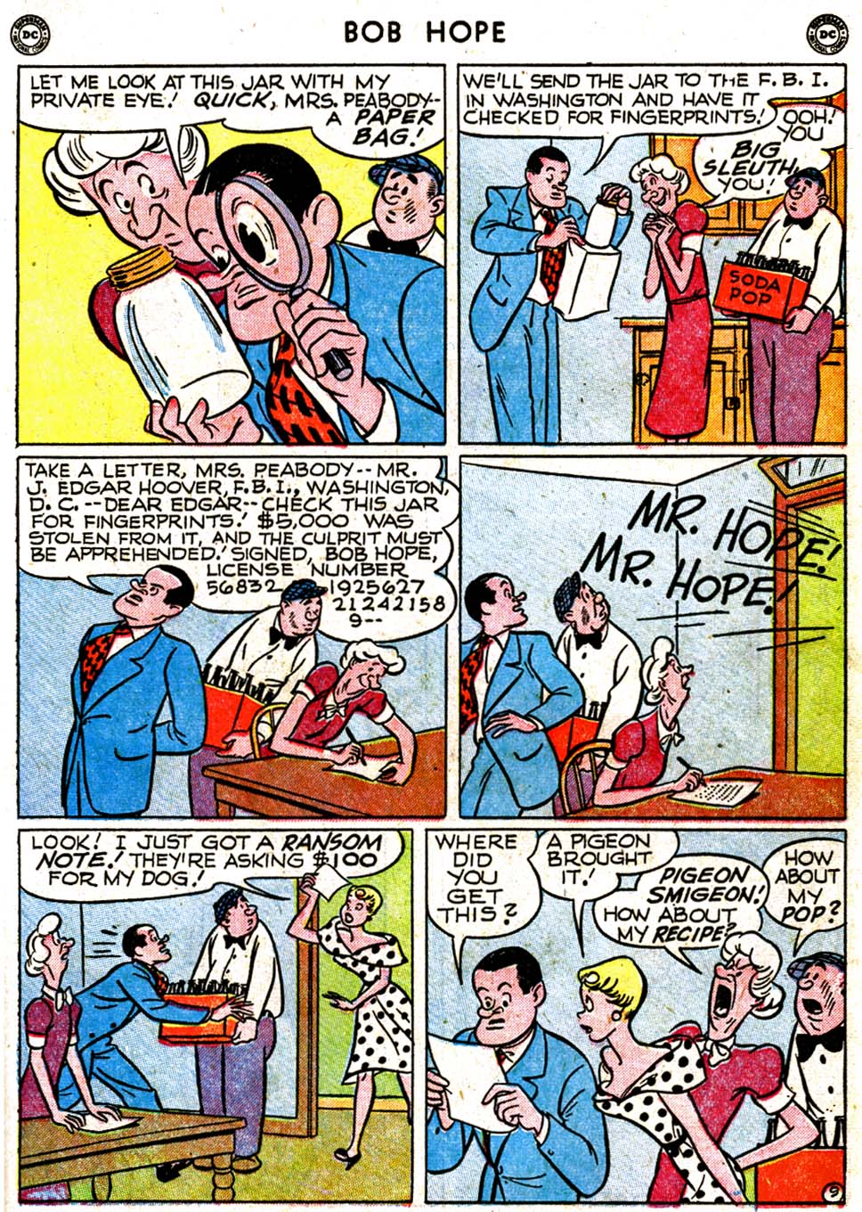 Read online The Adventures of Bob Hope comic -  Issue #4 - 21