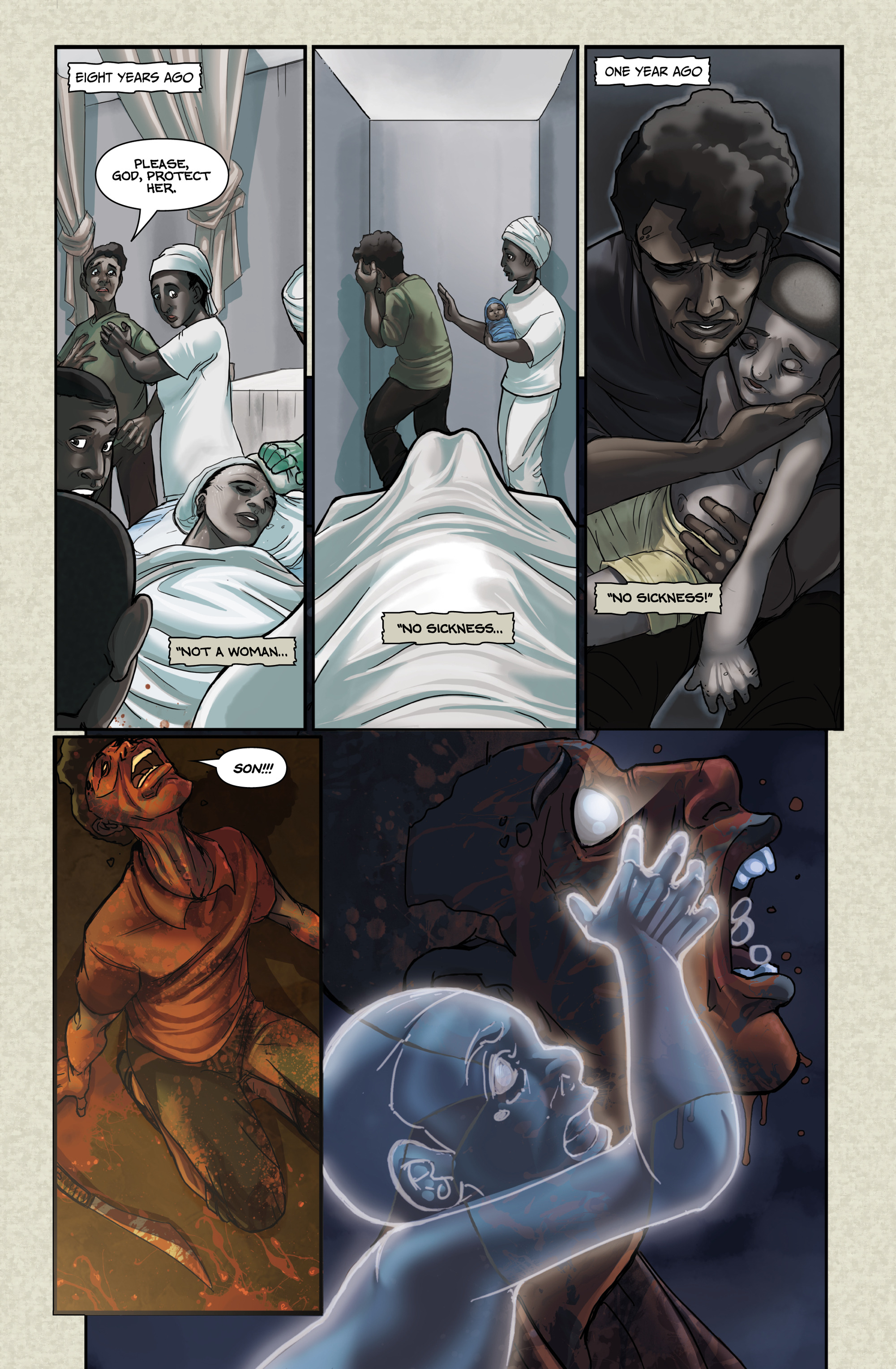 Read online Flesh of White comic -  Issue #4 - 10