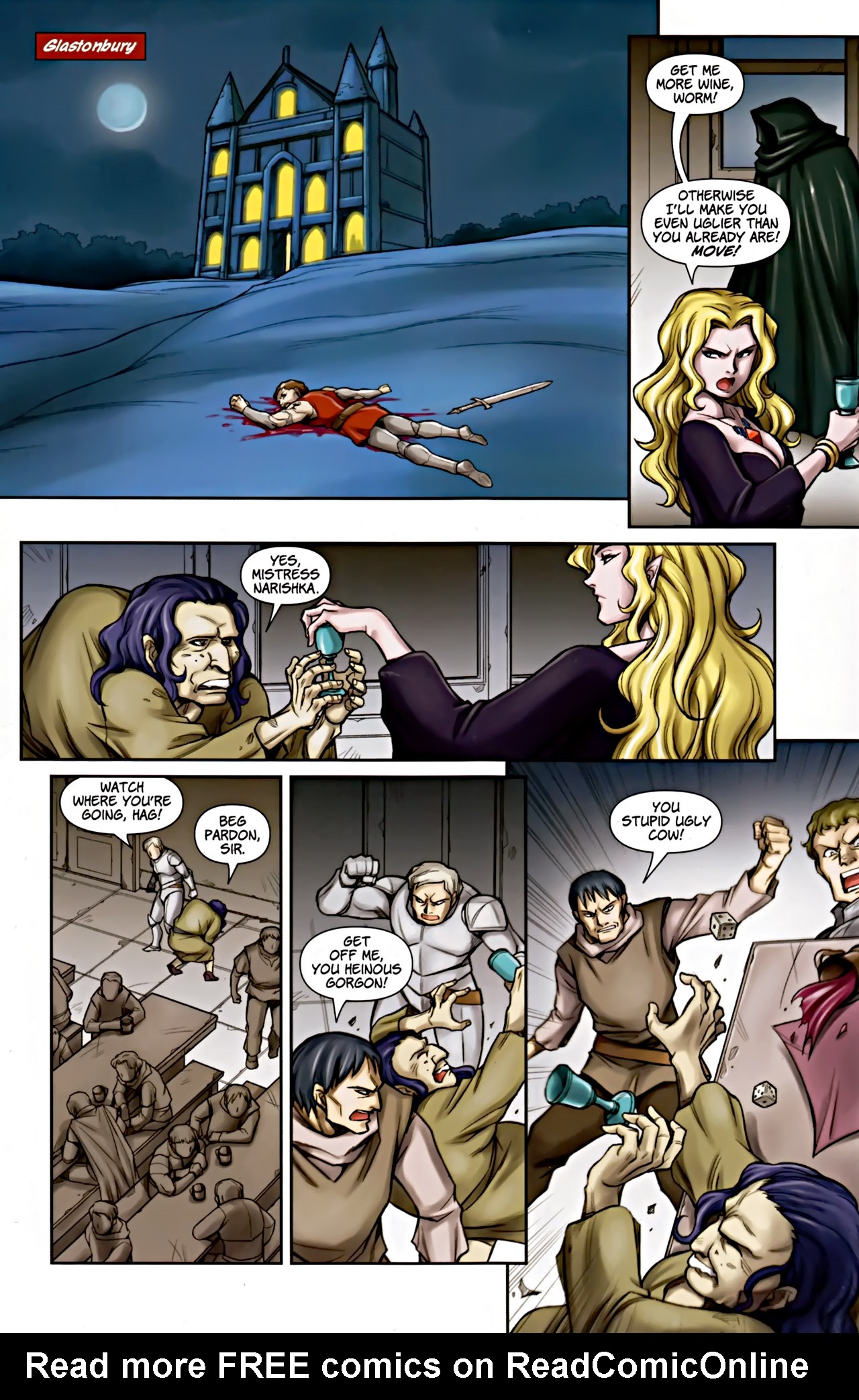 Read online Lords of Avalon: Knight of Darkness comic -  Issue #1 - 10