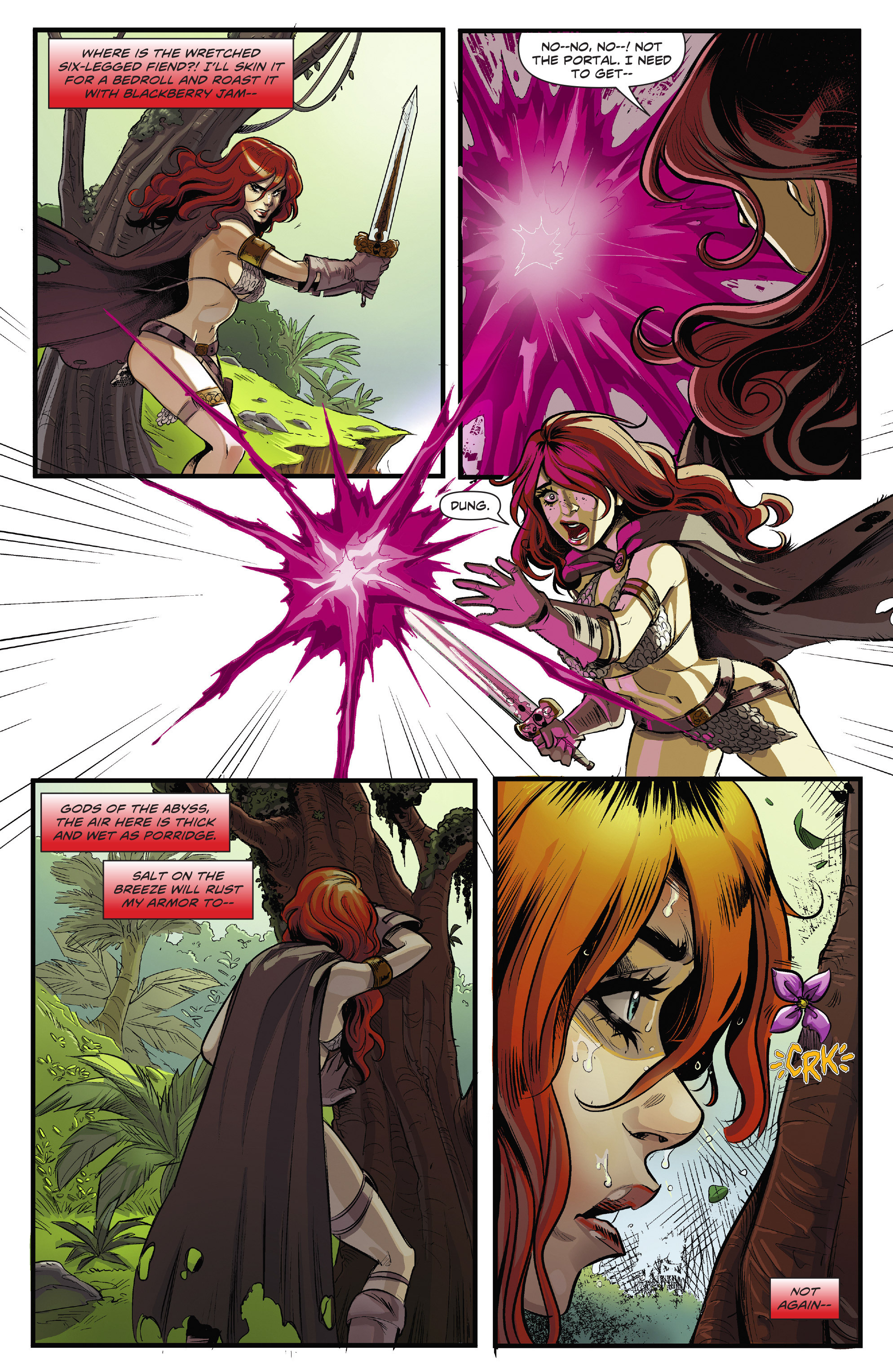 Read online Swords of Sorrow: Red Sonja & Jungle Girl comic -  Issue #1 - 7