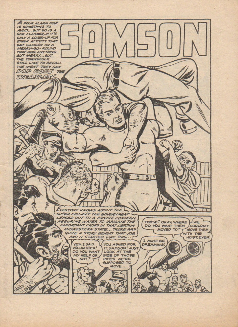 Read online Samson (1955) comic -  Issue #13 - 3