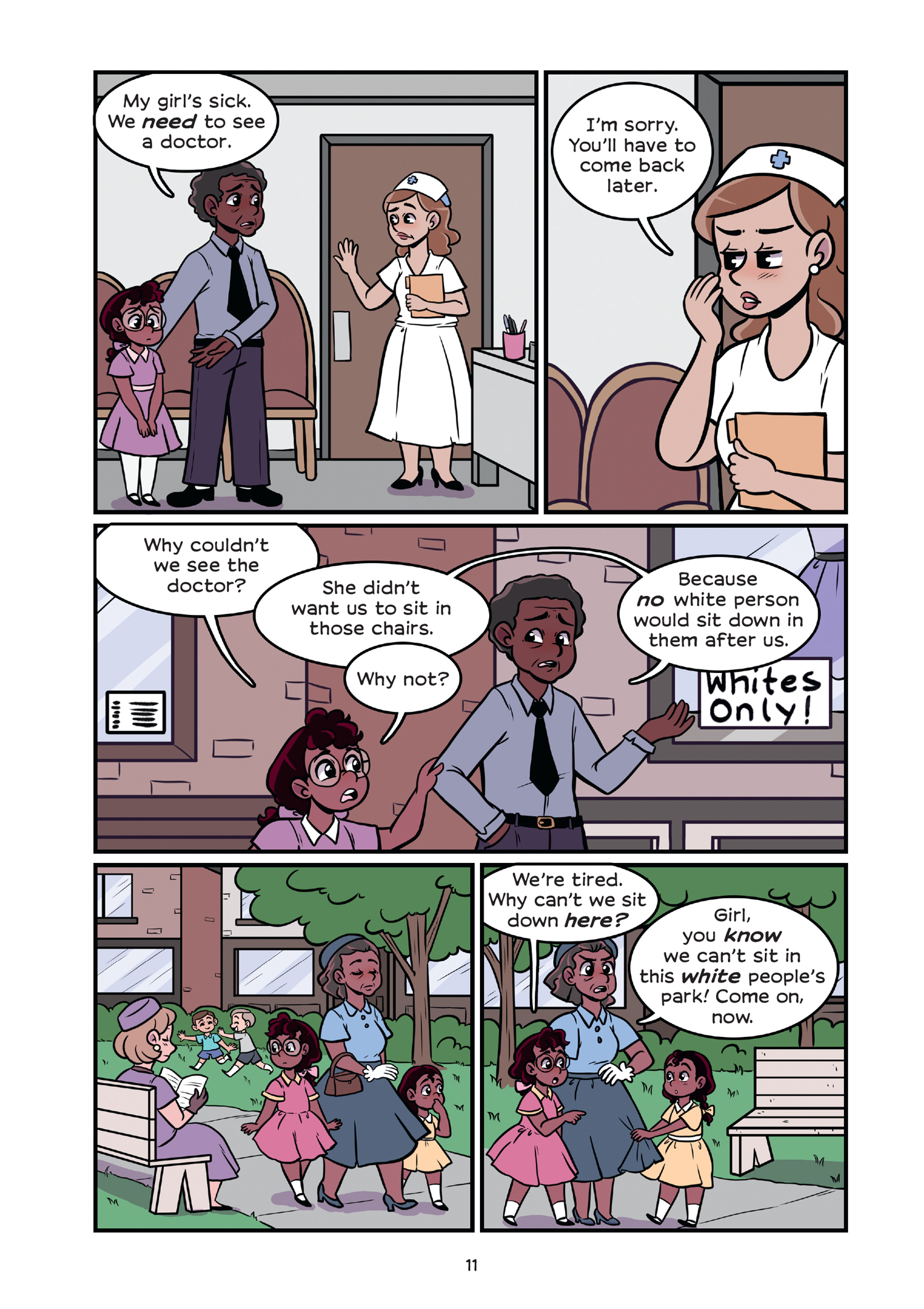 Read online History Comics comic -  Issue # Rosa Parks & Claudette Colvin - Civil Rights Heroes - 17