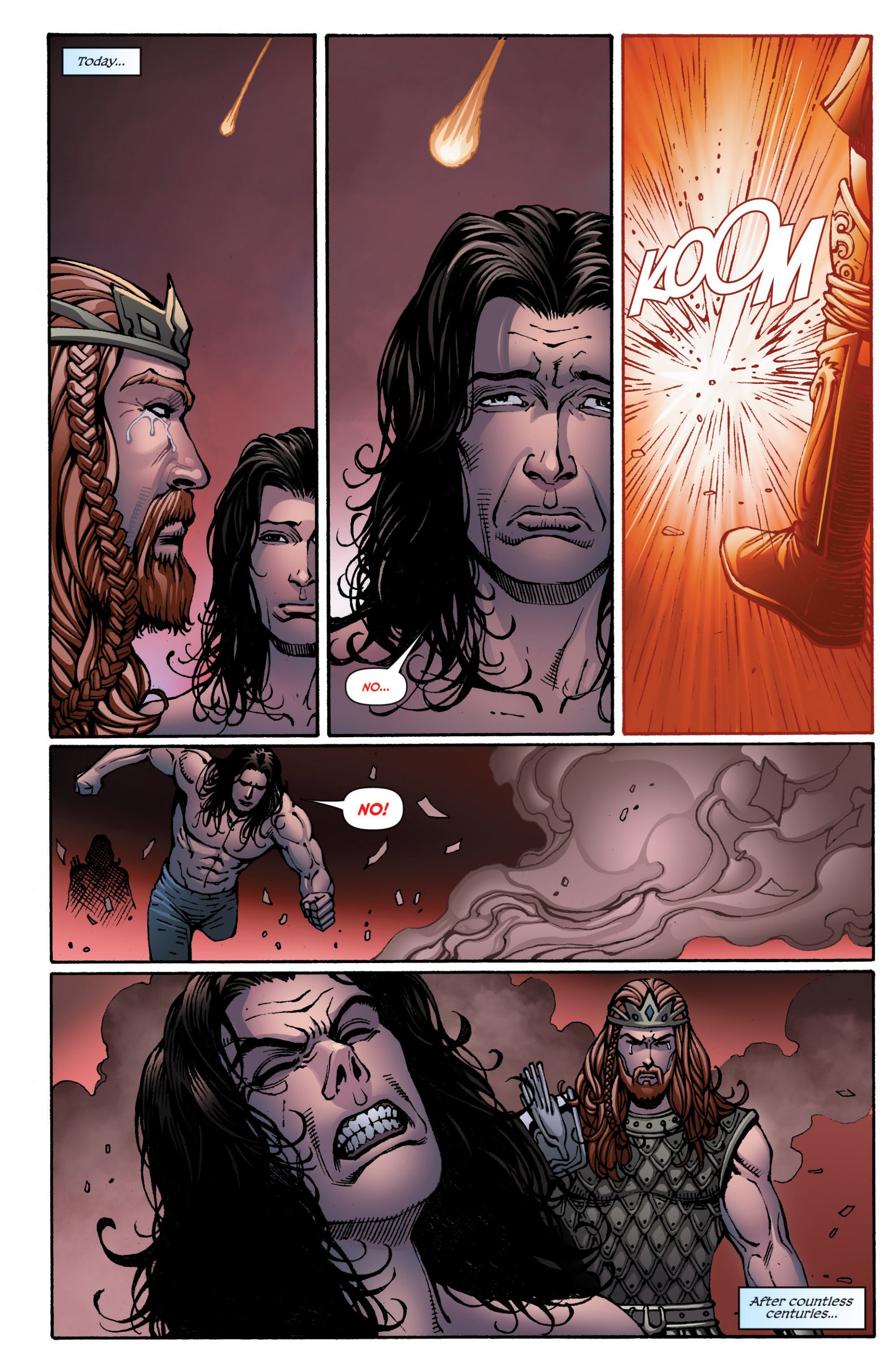 Read online Grimm Fairy Tales presents Godstorm: Age of Darkness comic -  Issue # Full - 6