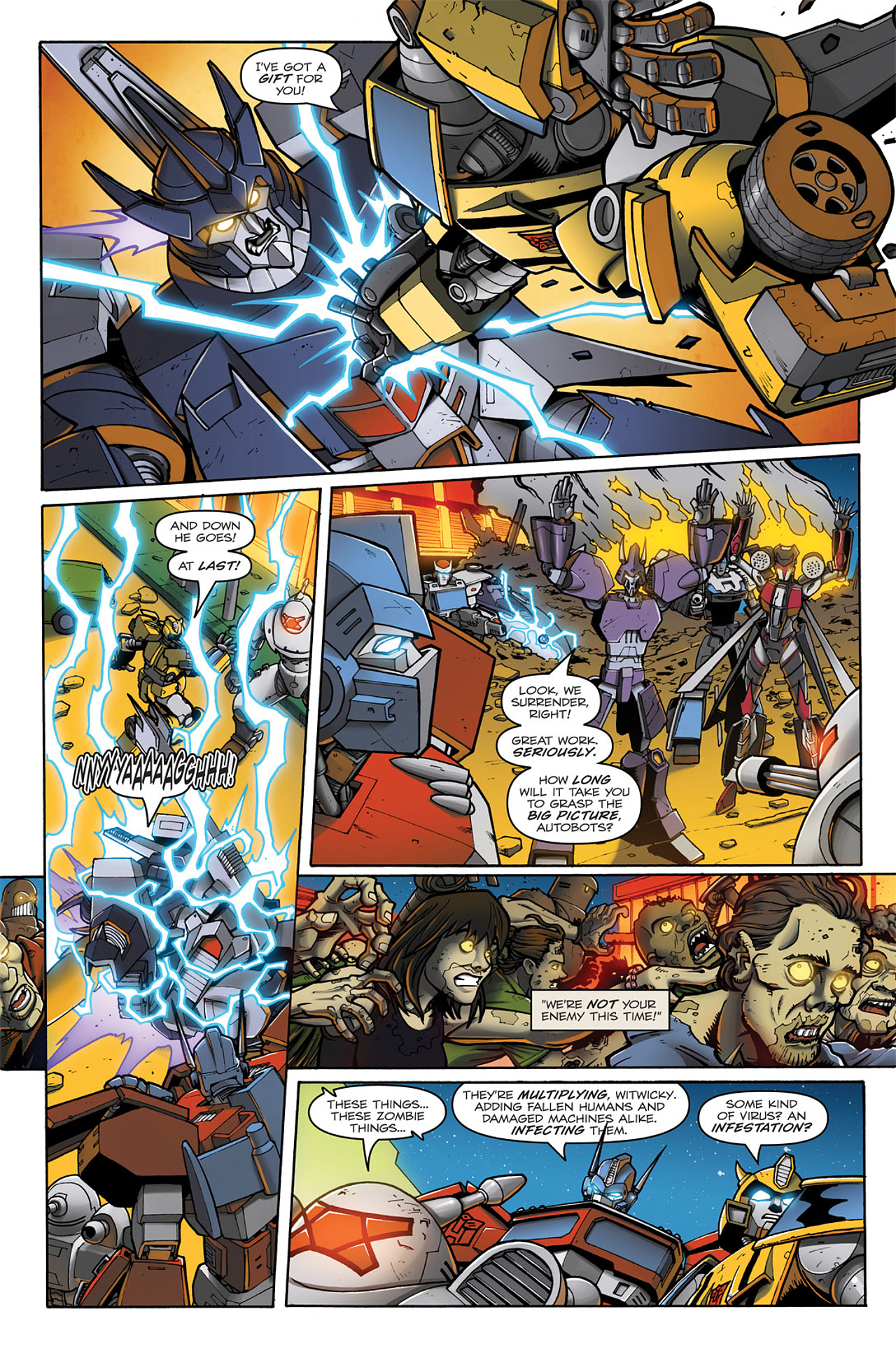 Read online Transformers: Infestation comic -  Issue #1 - 19