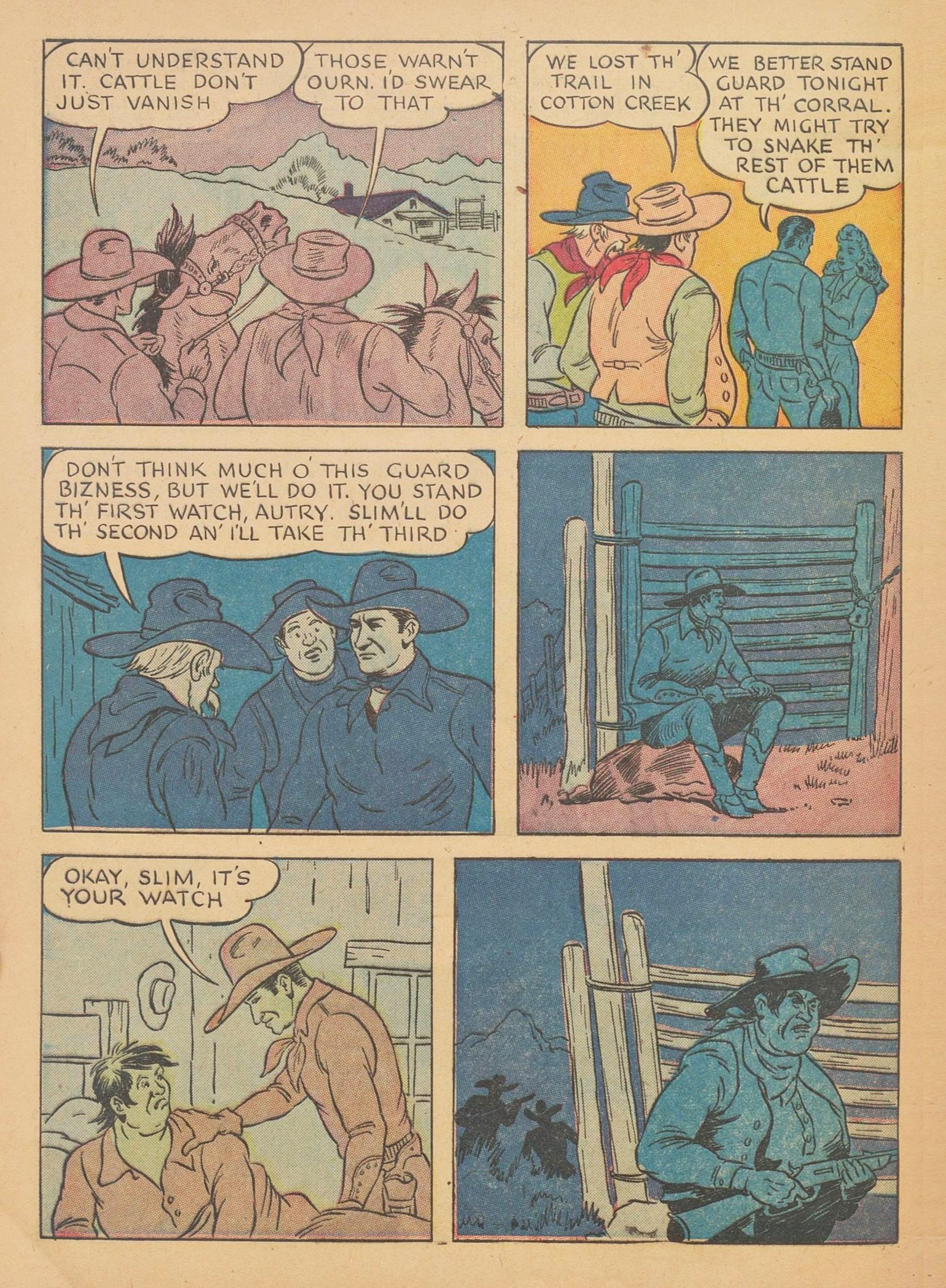 Read online Gene Autry Comics comic -  Issue #3 - 60