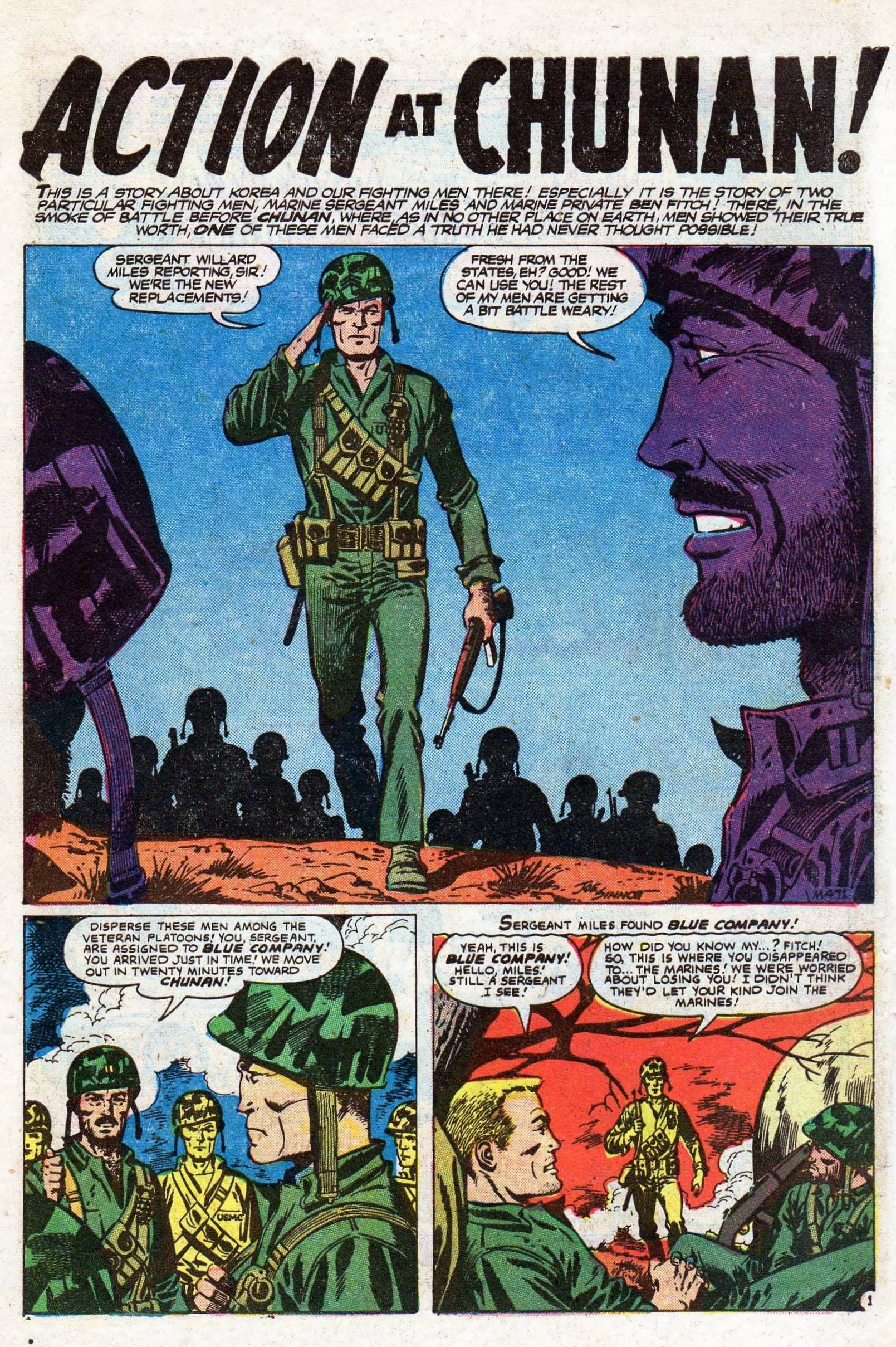 Read online Marines in Action comic -  Issue #13 - 10