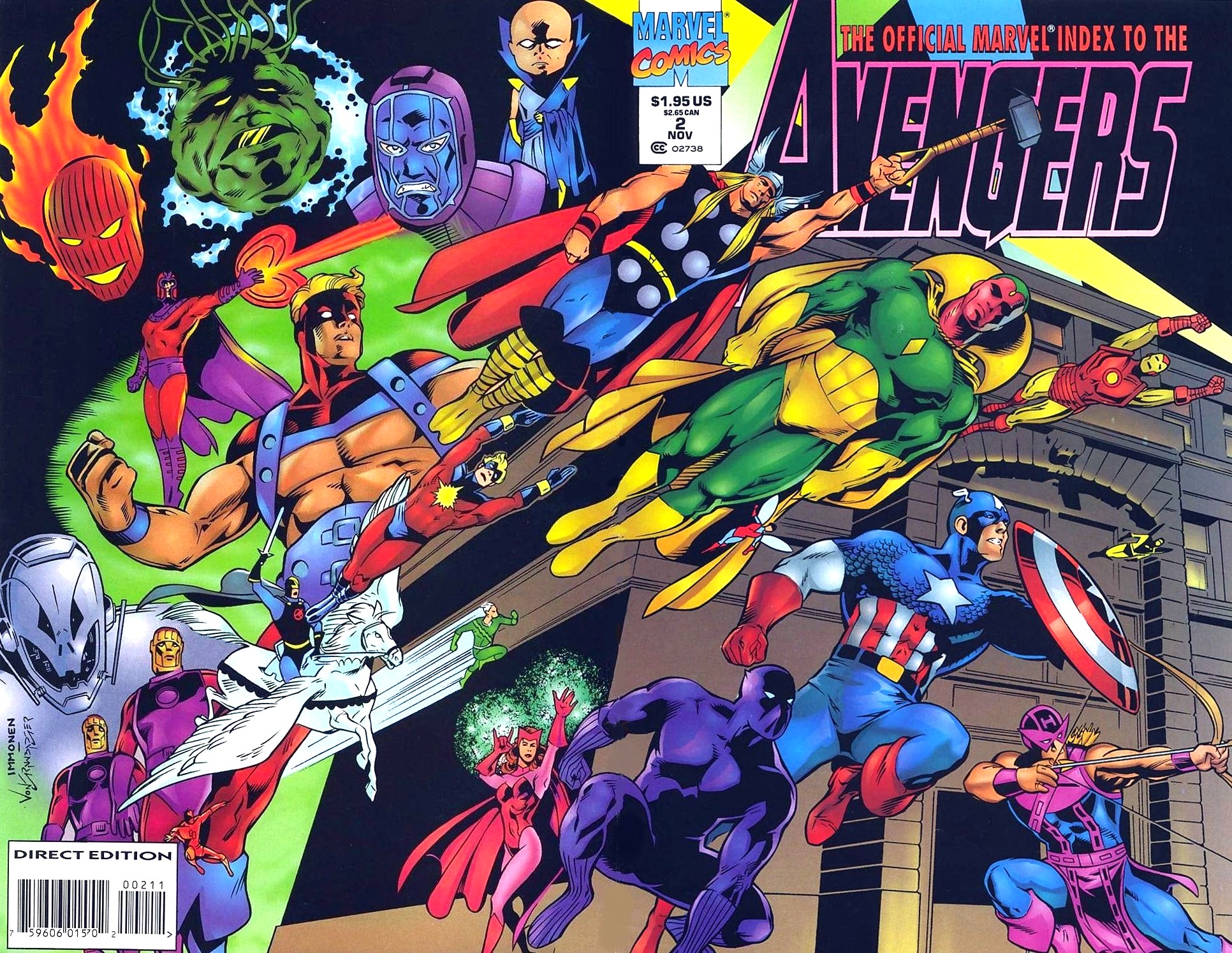 Read online The Official Marvel Index to the Avengers comic -  Issue #2 - 1