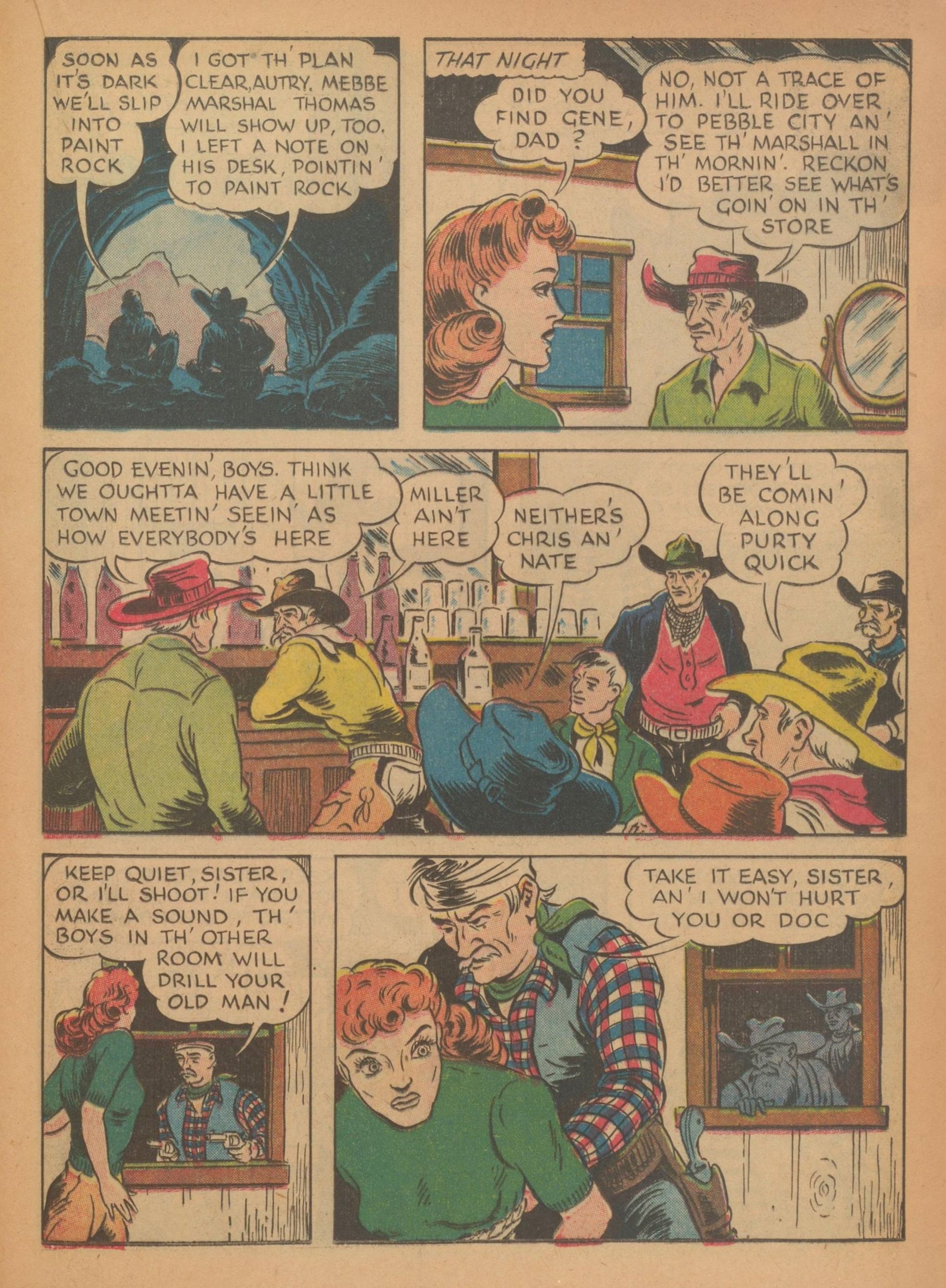 Read online Gene Autry Comics comic -  Issue #5 - 39
