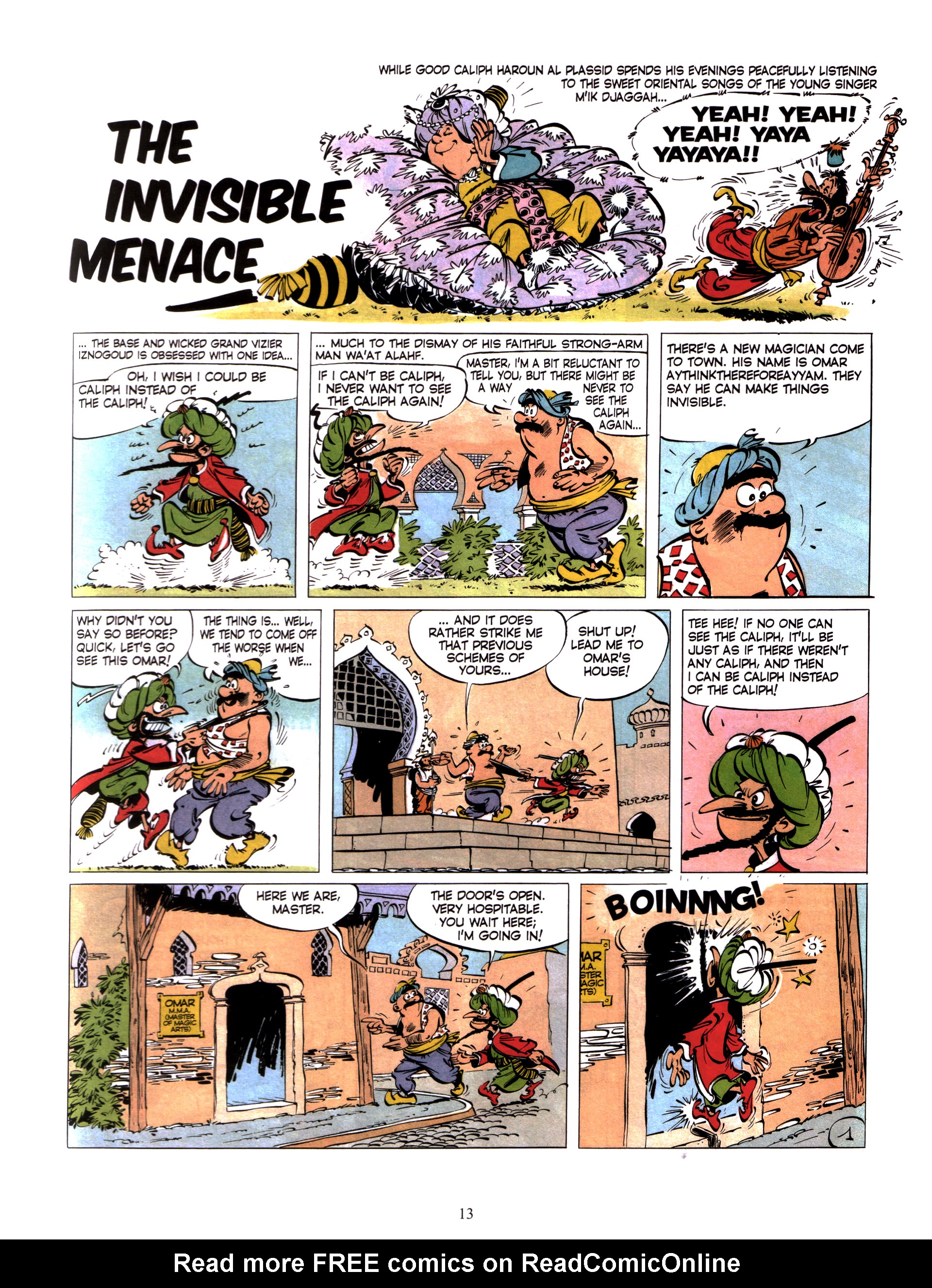 Read online Iznogoud comic -  Issue #7 - 11