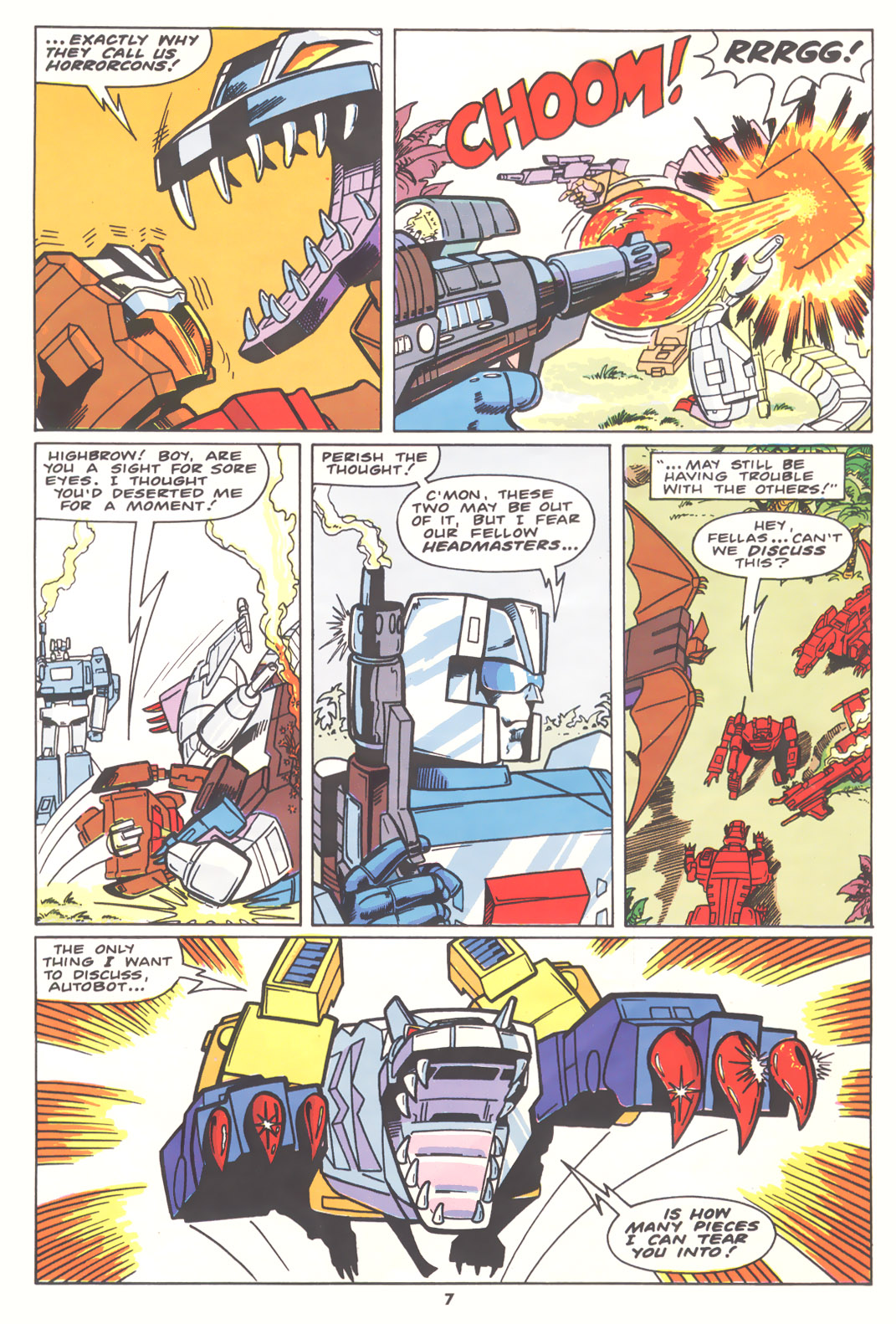 Read online The Transformers (UK) comic -  Issue #130 - 7