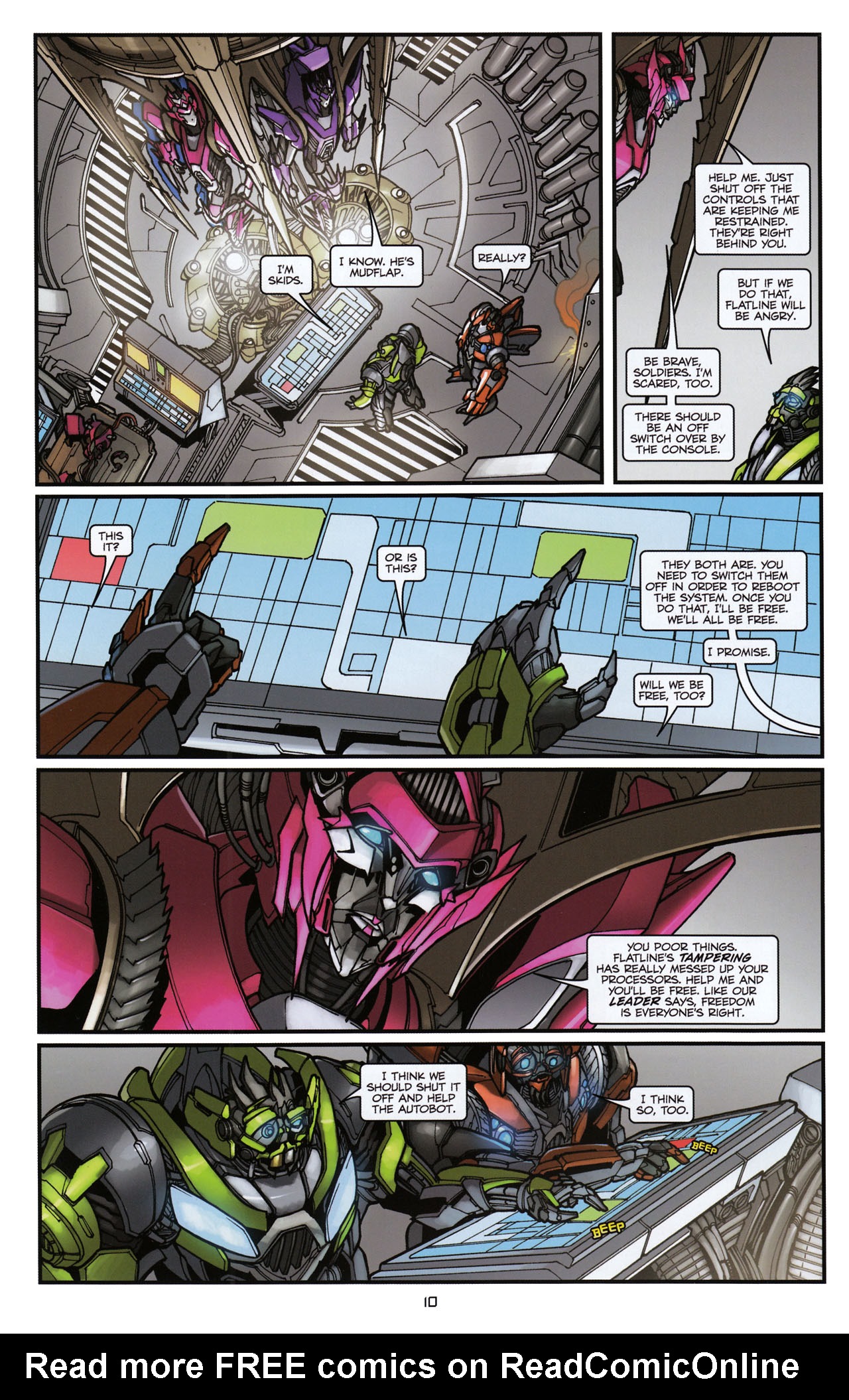 Read online Transformers: Tales of The Fallen comic -  Issue #6 - 12