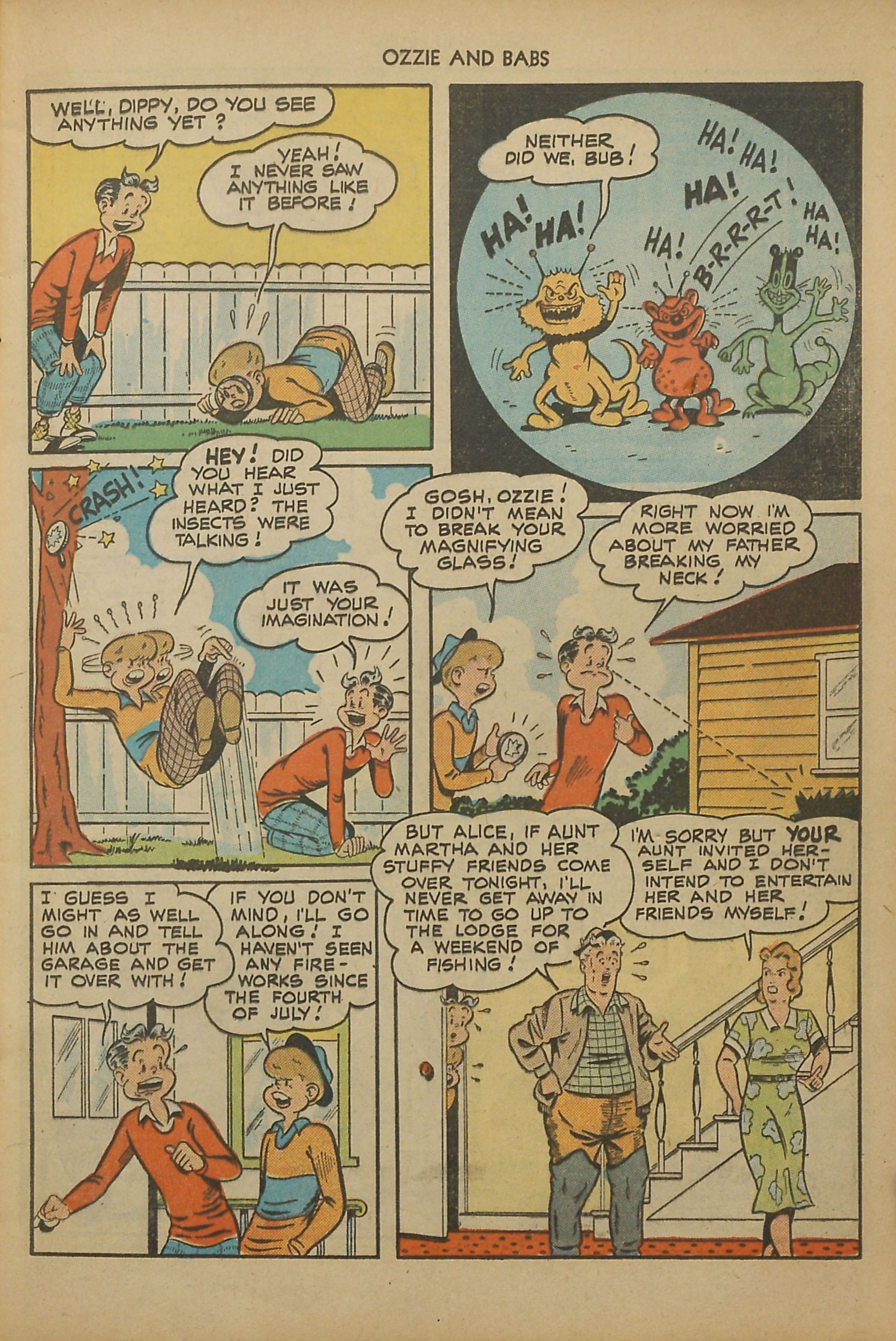Read online Ozzie And Babs comic -  Issue #10 - 17