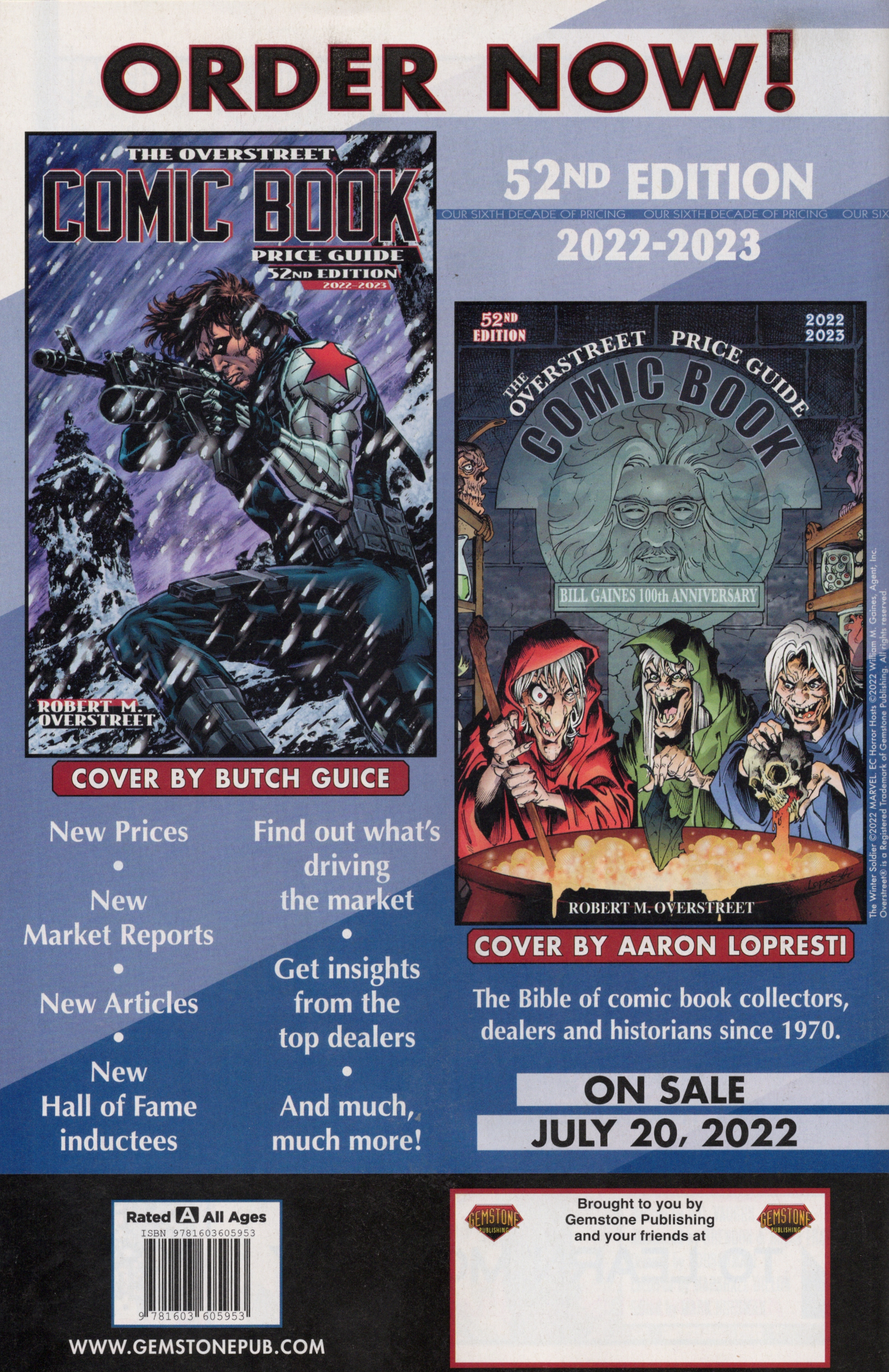 Read online Free Comic Book Day 2022 comic -  Issue # Gemstone Publishing The Overstreet Guide To Collecting Comics - 48