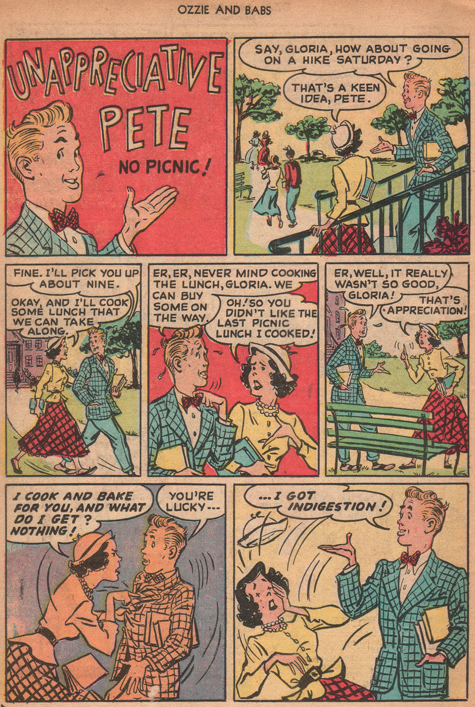 Read online Ozzie And Babs comic -  Issue #8 - 14