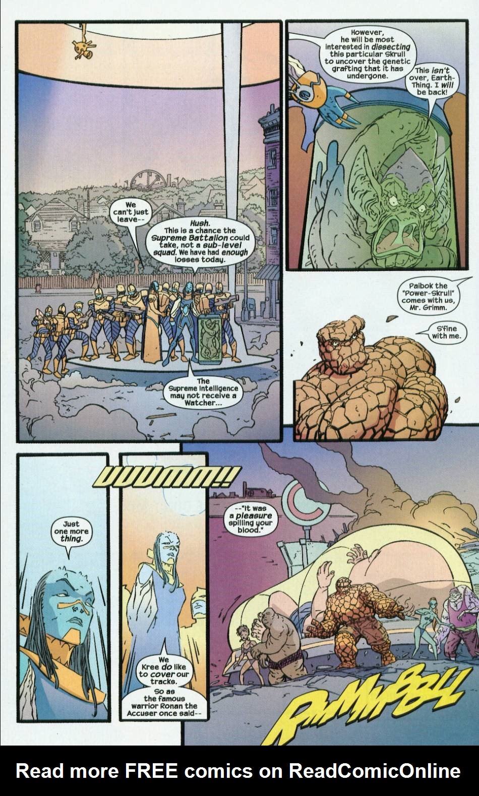Read online The Thing: Freakshow comic -  Issue #4 - 14
