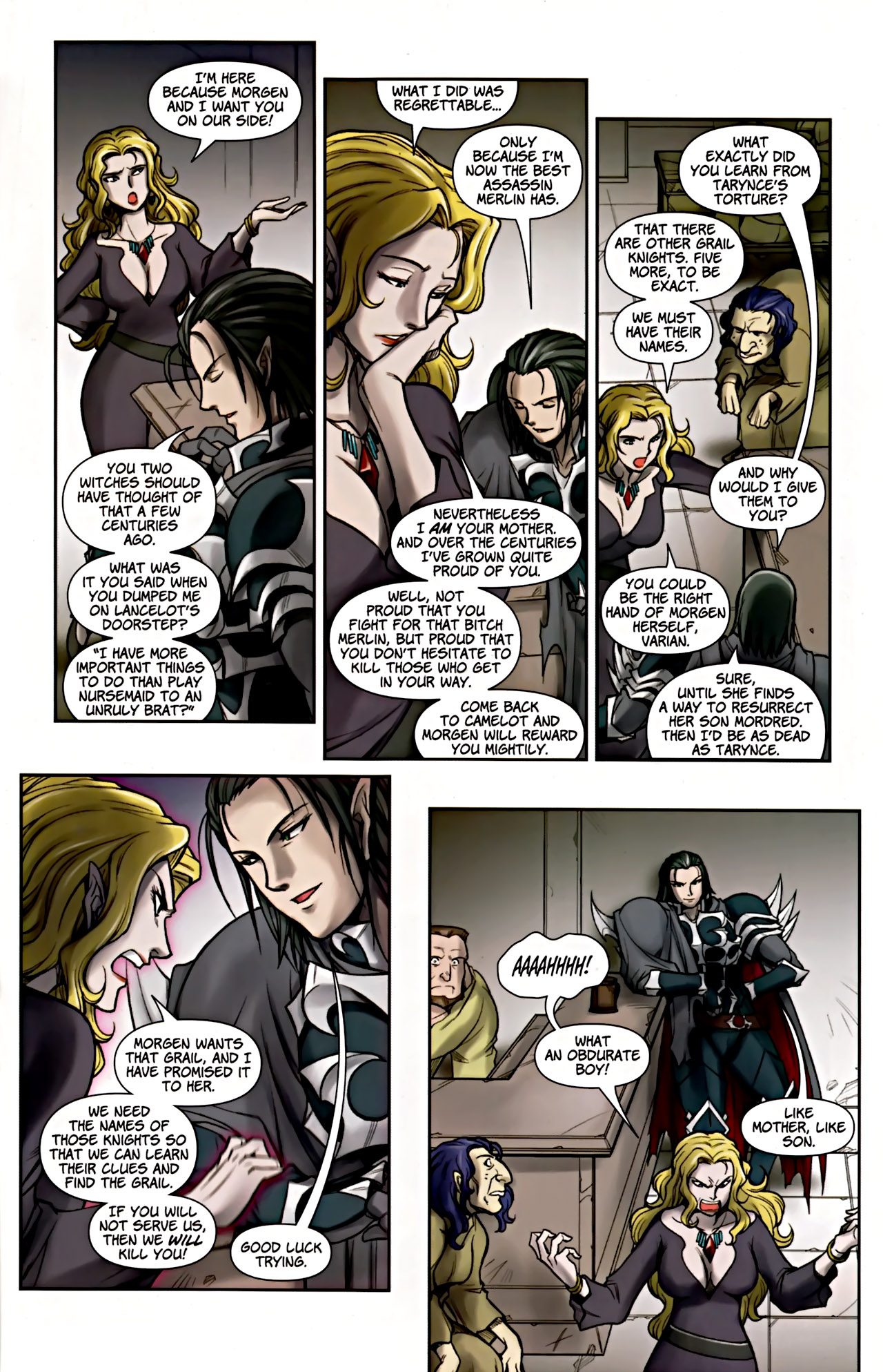 Read online Lords of Avalon: Knight of Darkness comic -  Issue #1 - 15