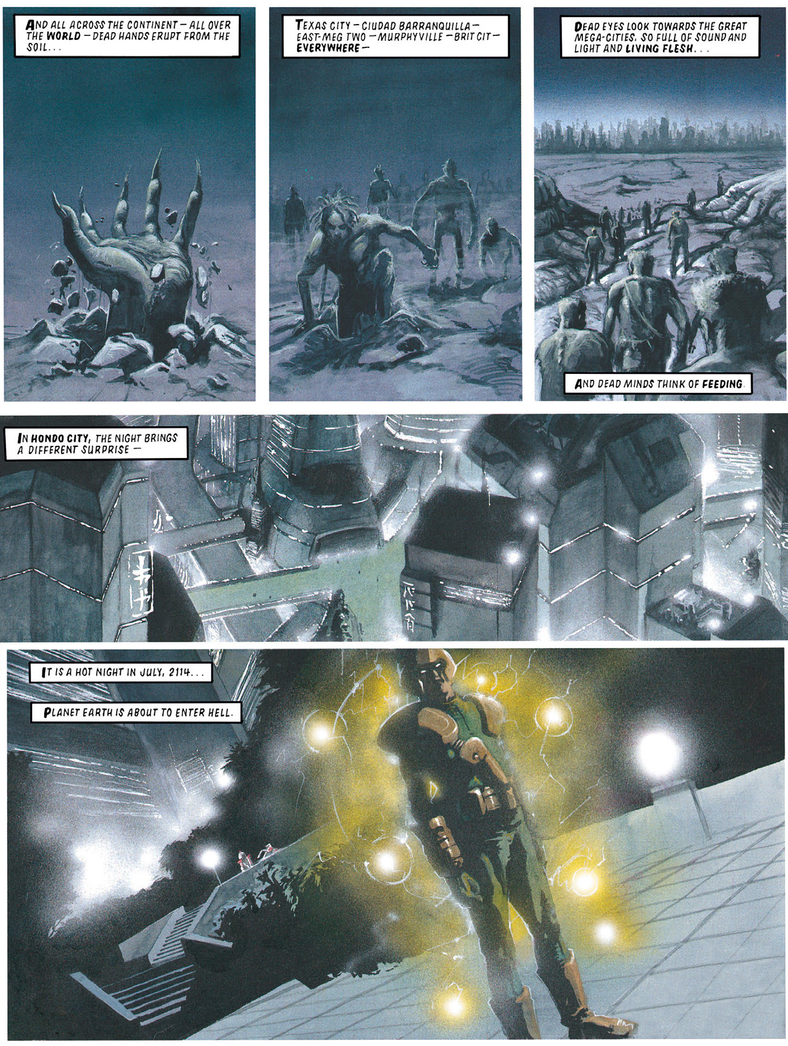 Read online Essential Judge Dredd: Judgement Day comic -  Issue # TPB - 17