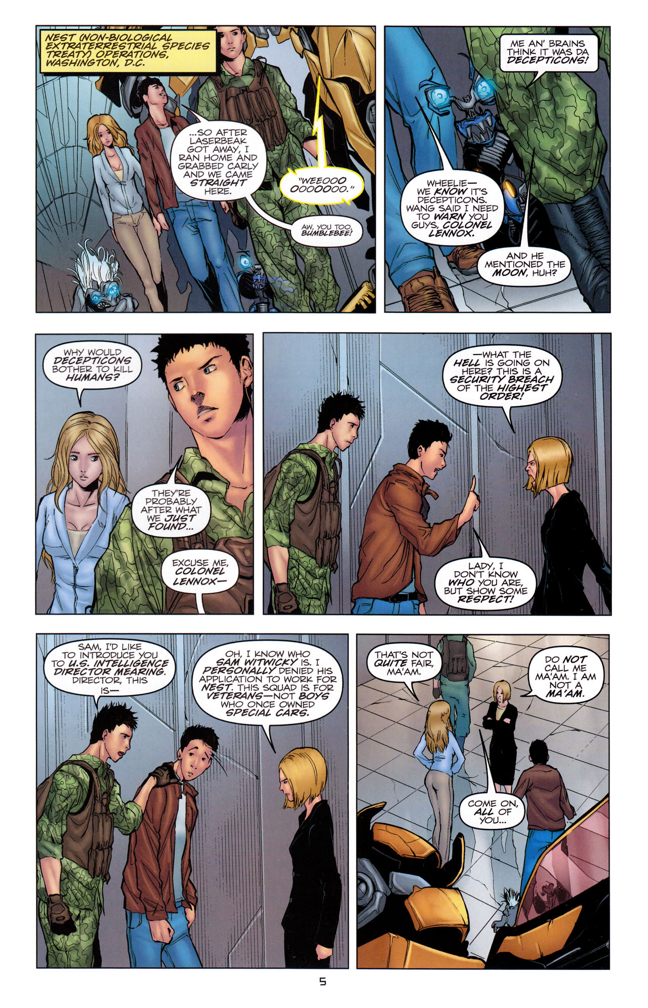 Read online Transformers: Dark of the Moon Movie Adaptation comic -  Issue #2 - 7