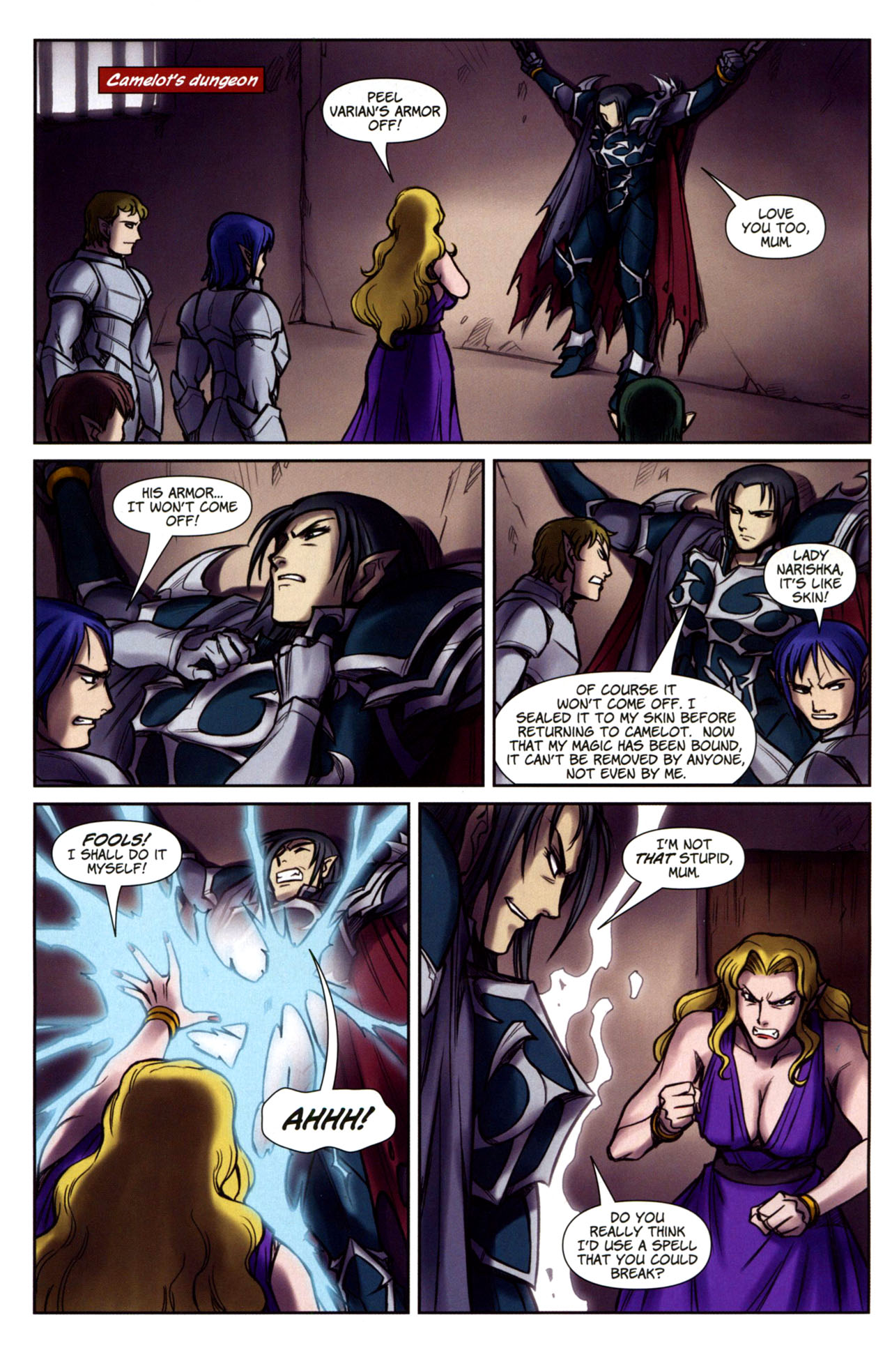 Read online Lords of Avalon: Knight of Darkness comic -  Issue #2 - 3