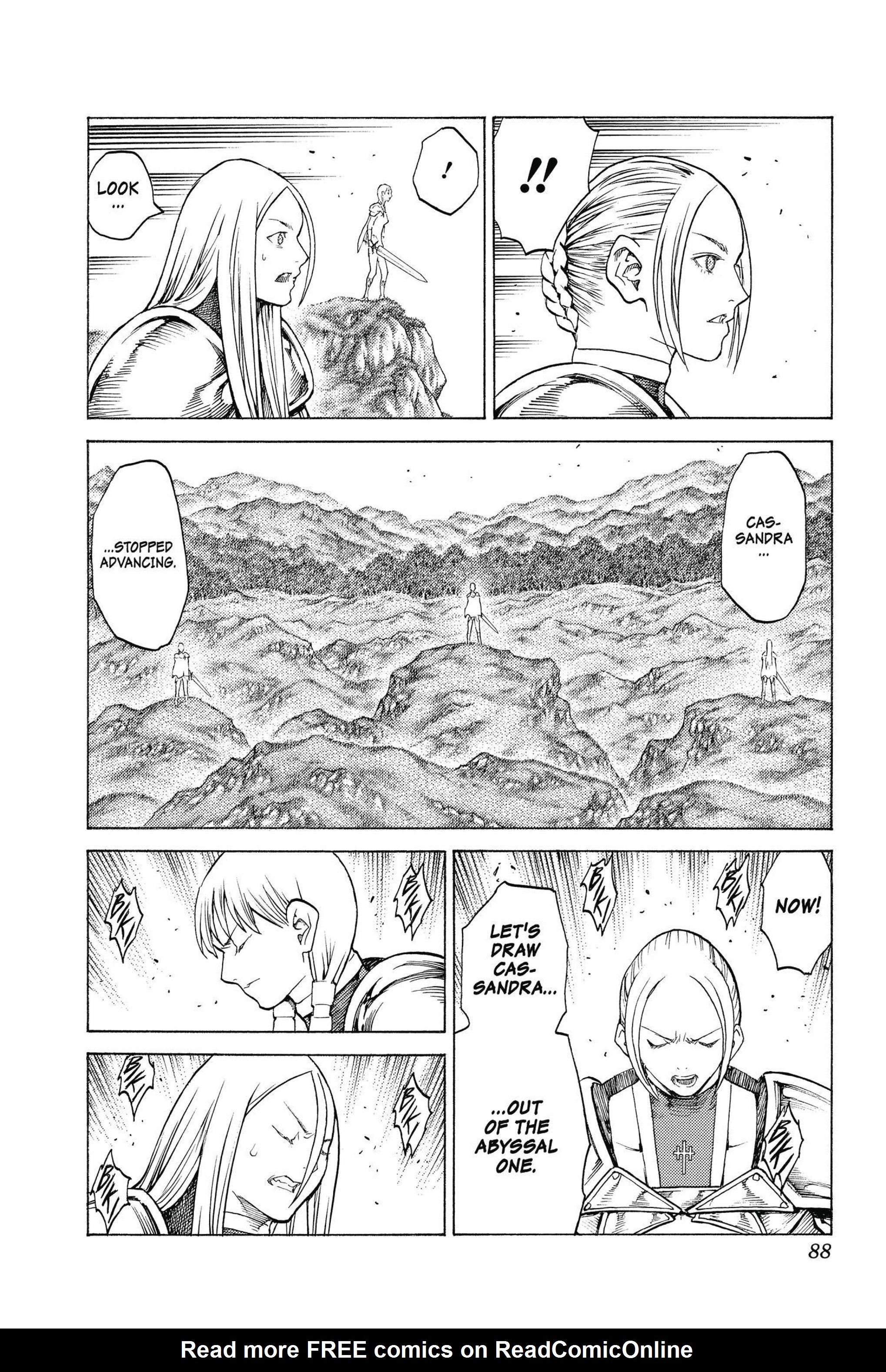 Read online Claymore comic -  Issue #24 - 81