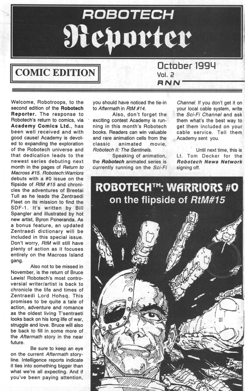 Read online Robotech: Invid World: Assult on Optera comic -  Issue # Full - 32