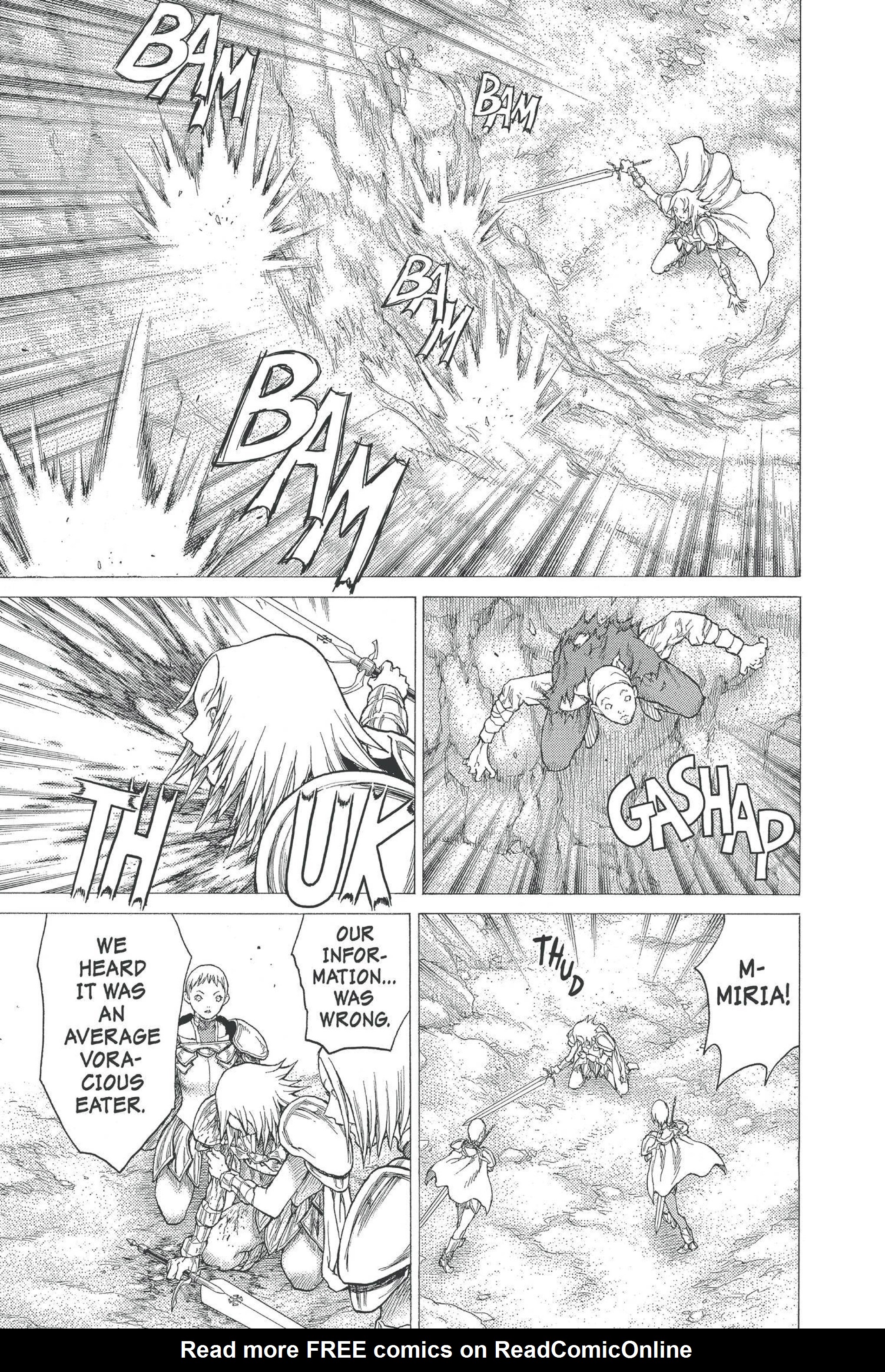 Read online Claymore comic -  Issue #5 - 146